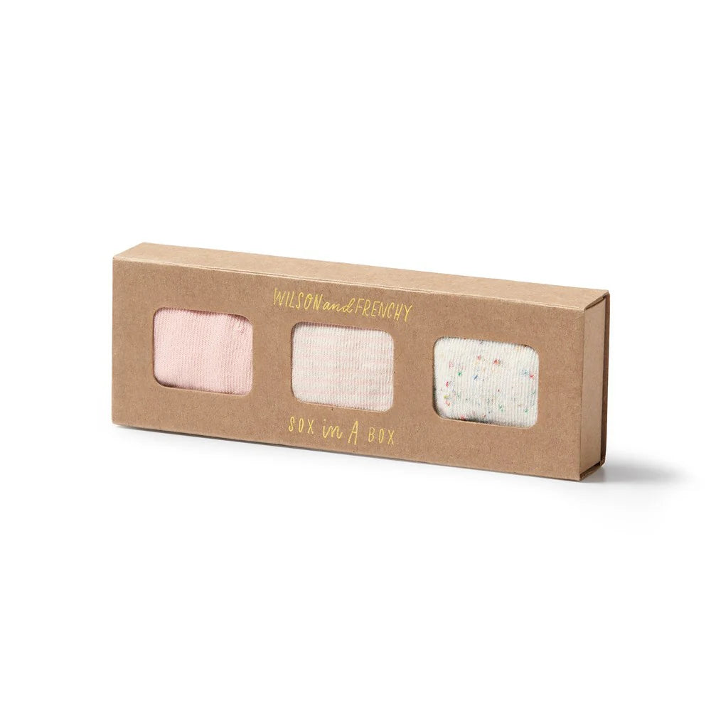 Wilson & Frenchy - 3 Pack Baby Socks Cantelope