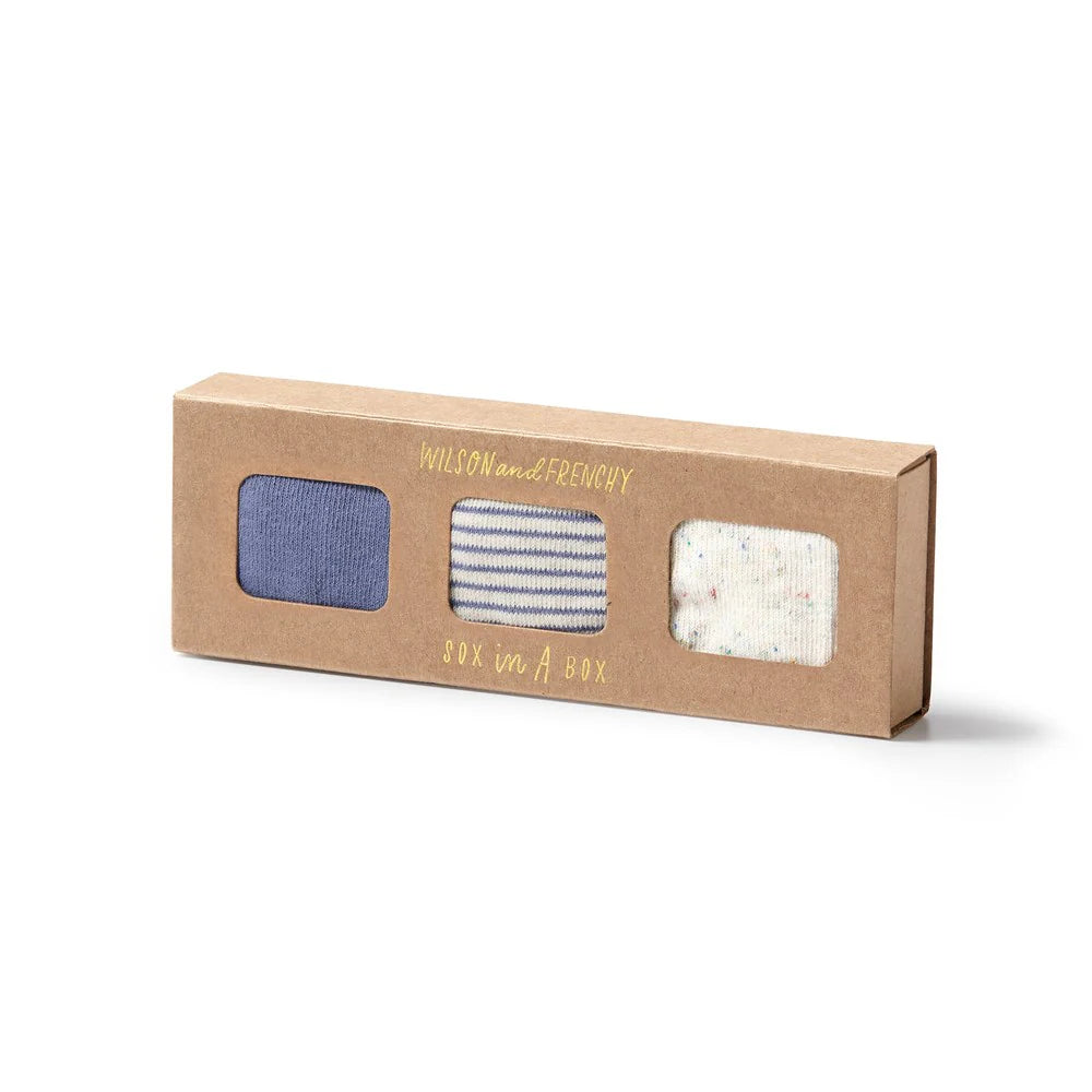 Wilson & Frenchy - 3 Pack Baby Socks Rain Drop