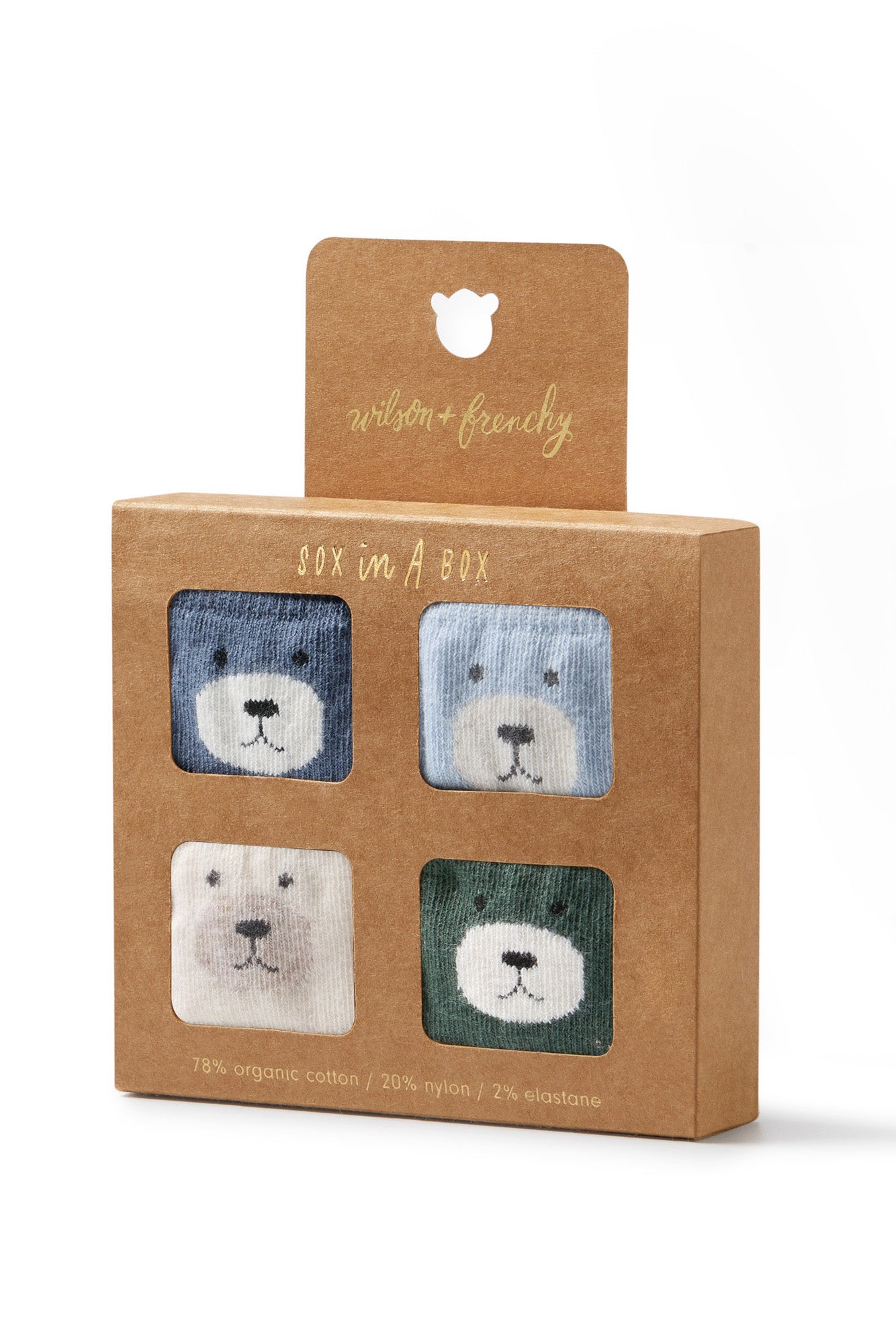 Wilson & Frenchy - Boys Organic 4 Pack Baby Socks