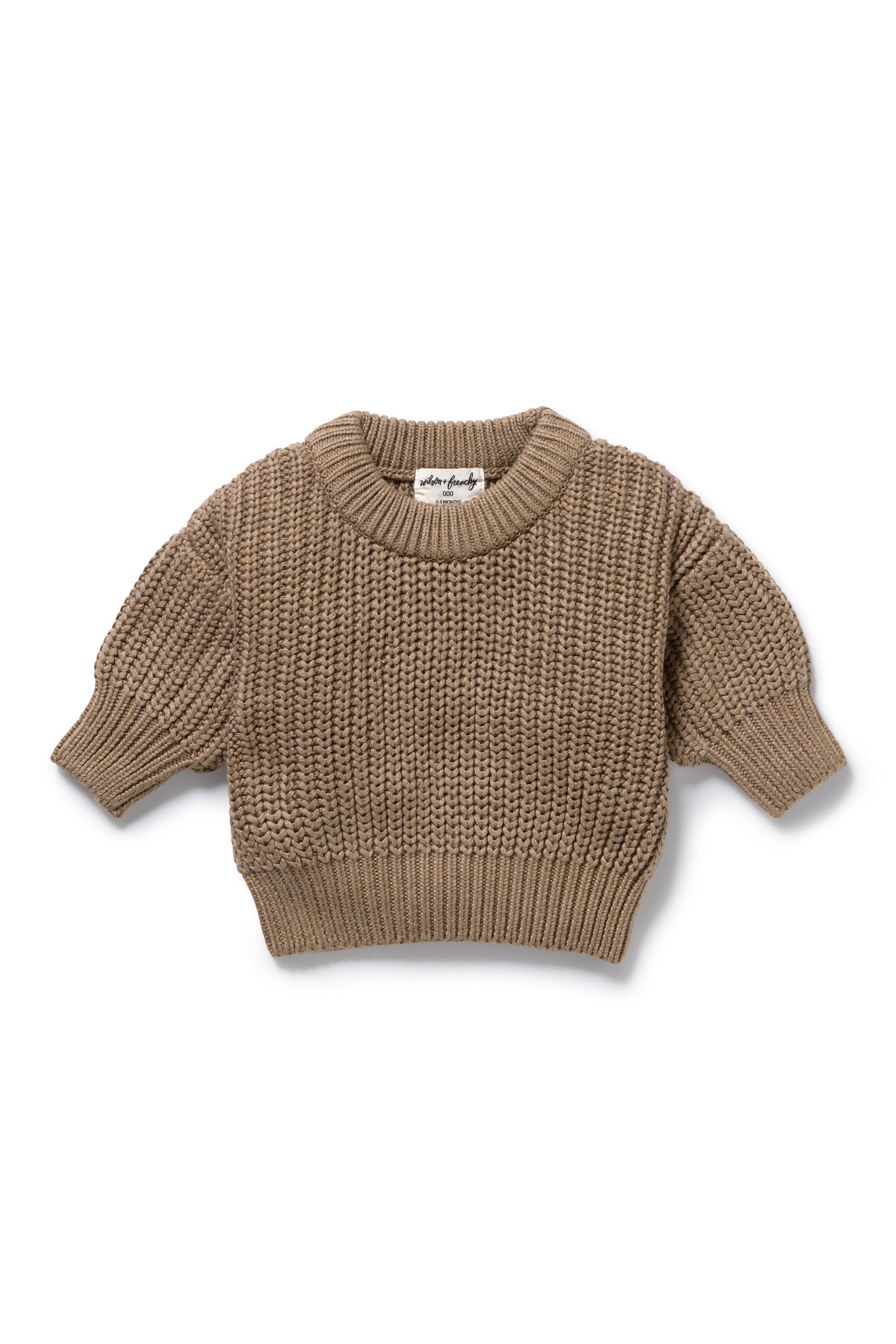 Wilson & Frenchy - Chestnut Organic Knitted Jumper