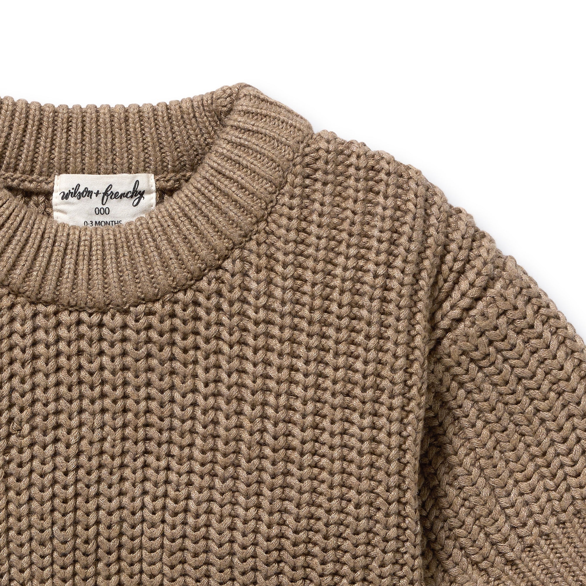 Wilson & Frenchy - Chestnut Organic Knitted Jumper