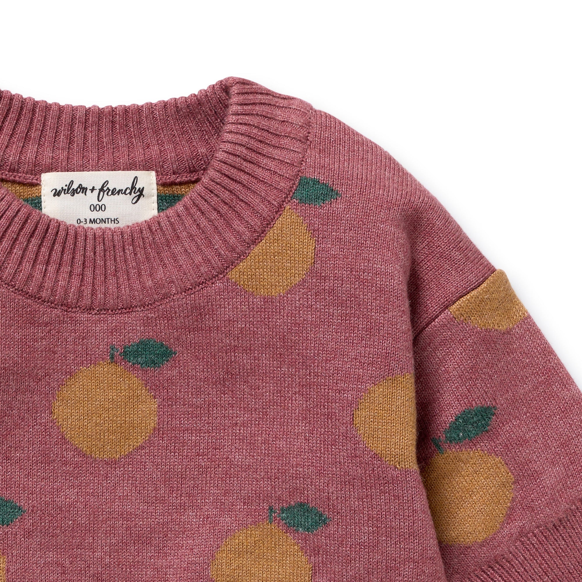 Wilson & Frenchy - Clementine Organic Knitted Jacquard Jumper