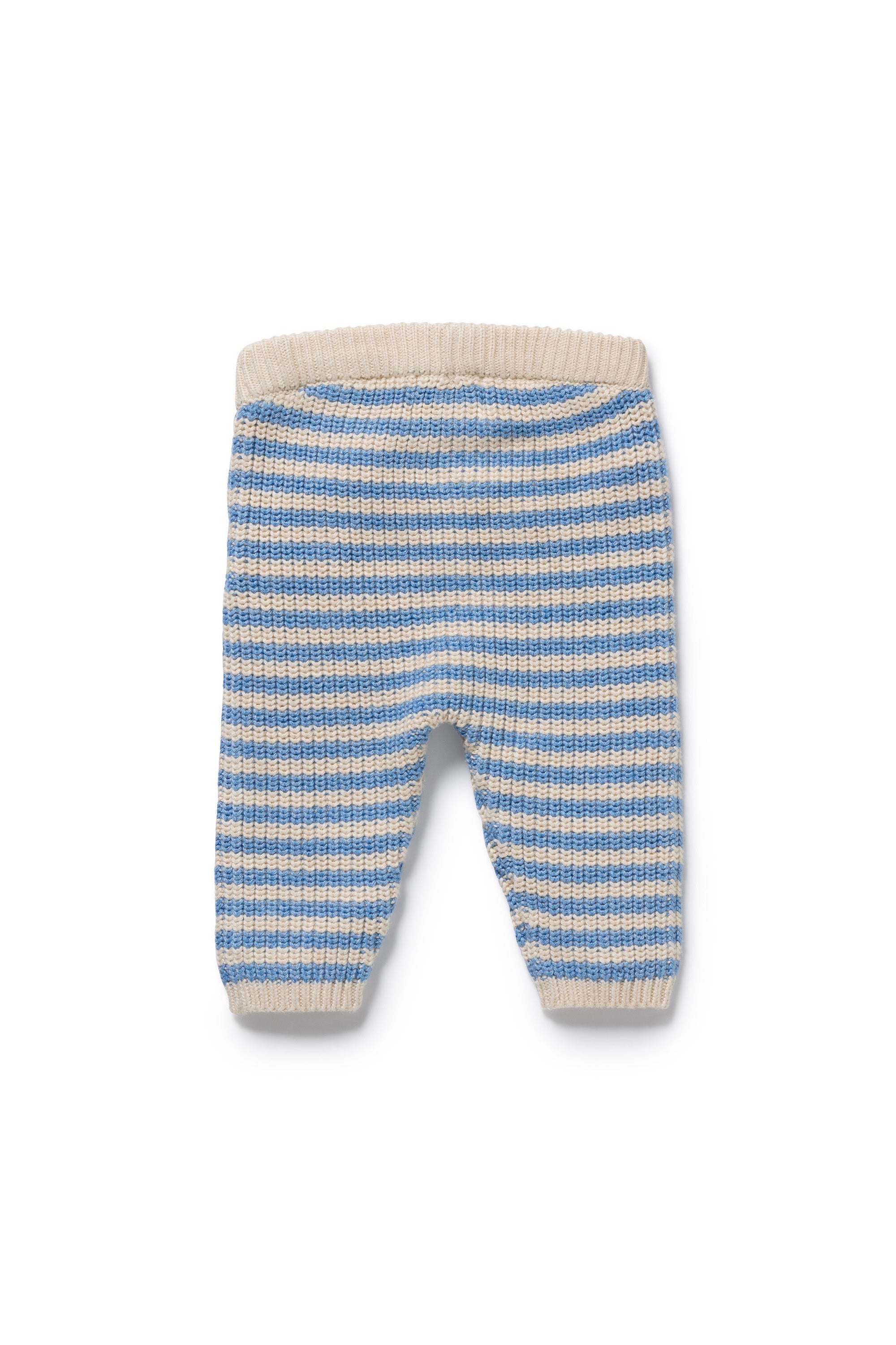 Wilson & Frenchy - Frosted Blue Organic Knitted Stripe Legging
