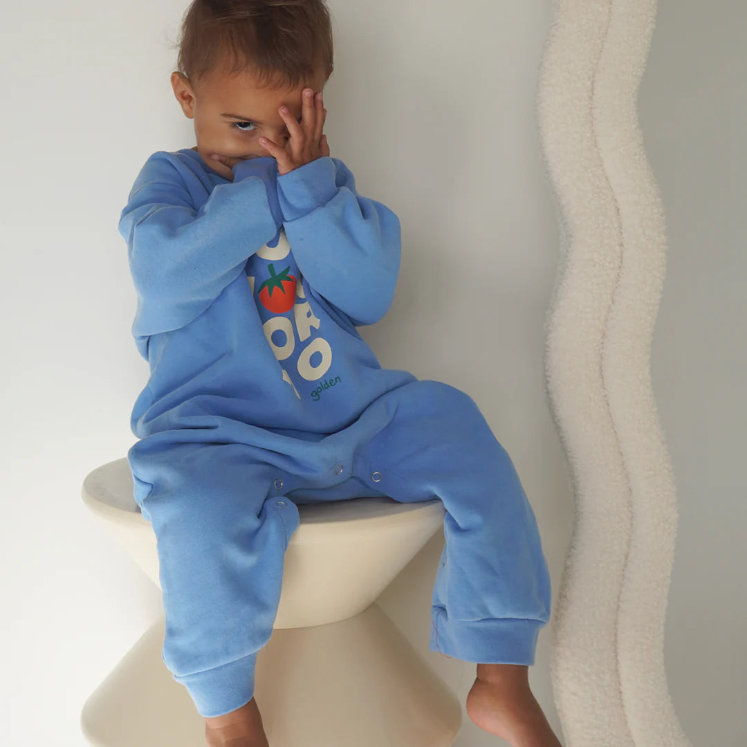 Golden Children - Buongiorno Playsuit Pool Blue