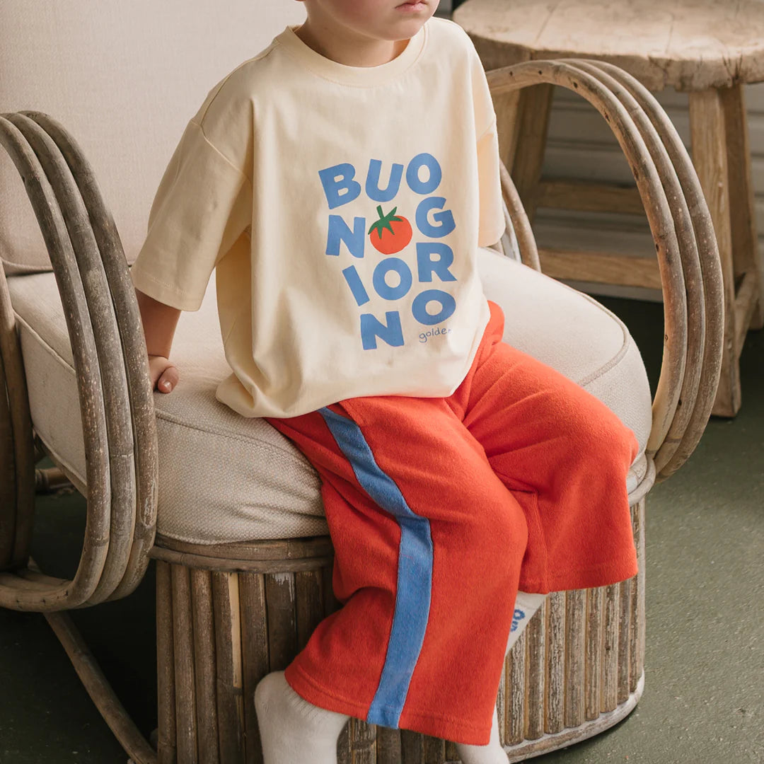 Golden Children - Buongiorno Mid Sleeve Tee Vanilla Parfait