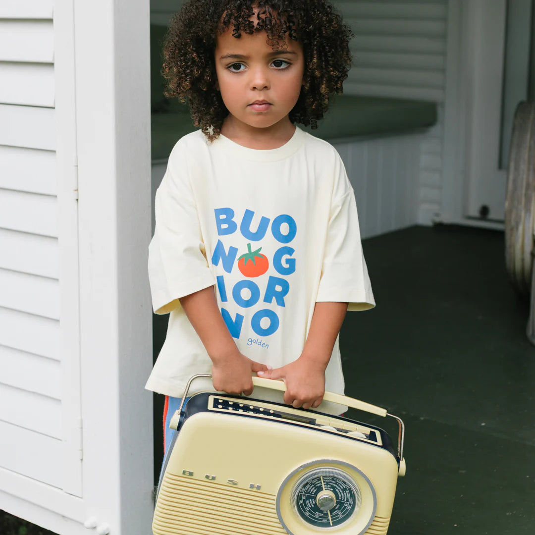 Golden Children - Buongiorno Mid Sleeve Tee Vanilla Parfait