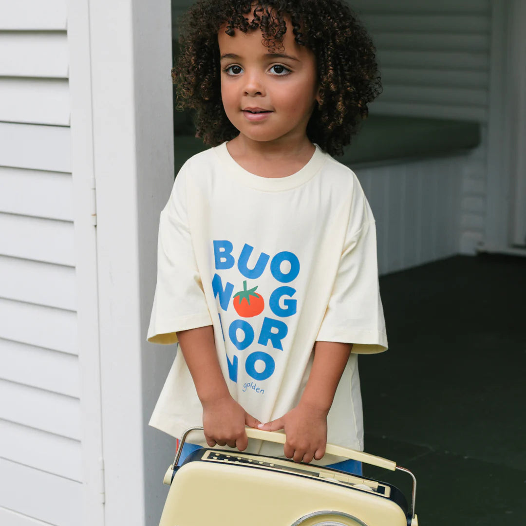 Golden Children - Buongiorno Mid Sleeve Tee Vanilla Parfait