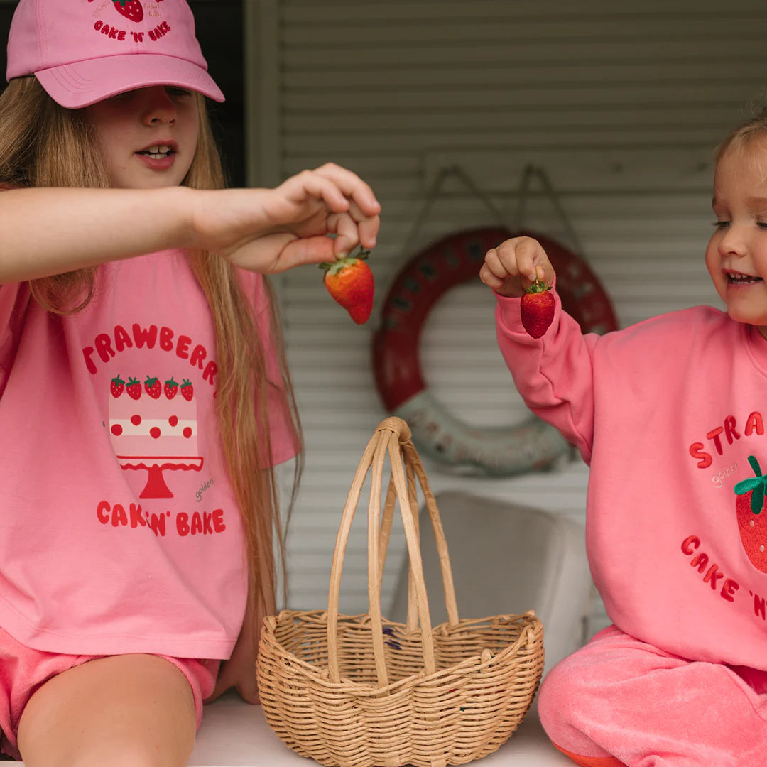 Golden Children - Cake 'n' Bake Mid Sleeve Tee Meringue Pink
