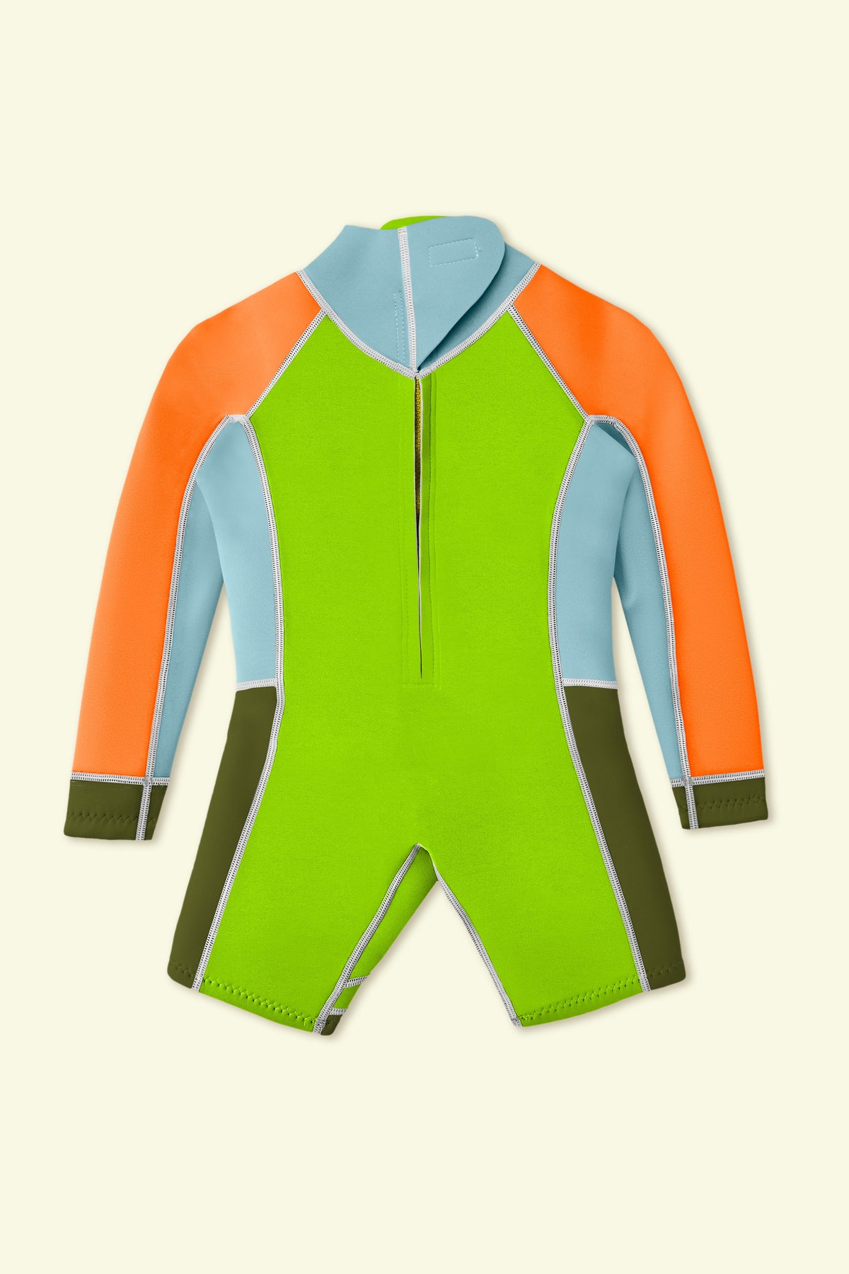 Days in the Sand Long Sleeve Springsuit Wild Lime back