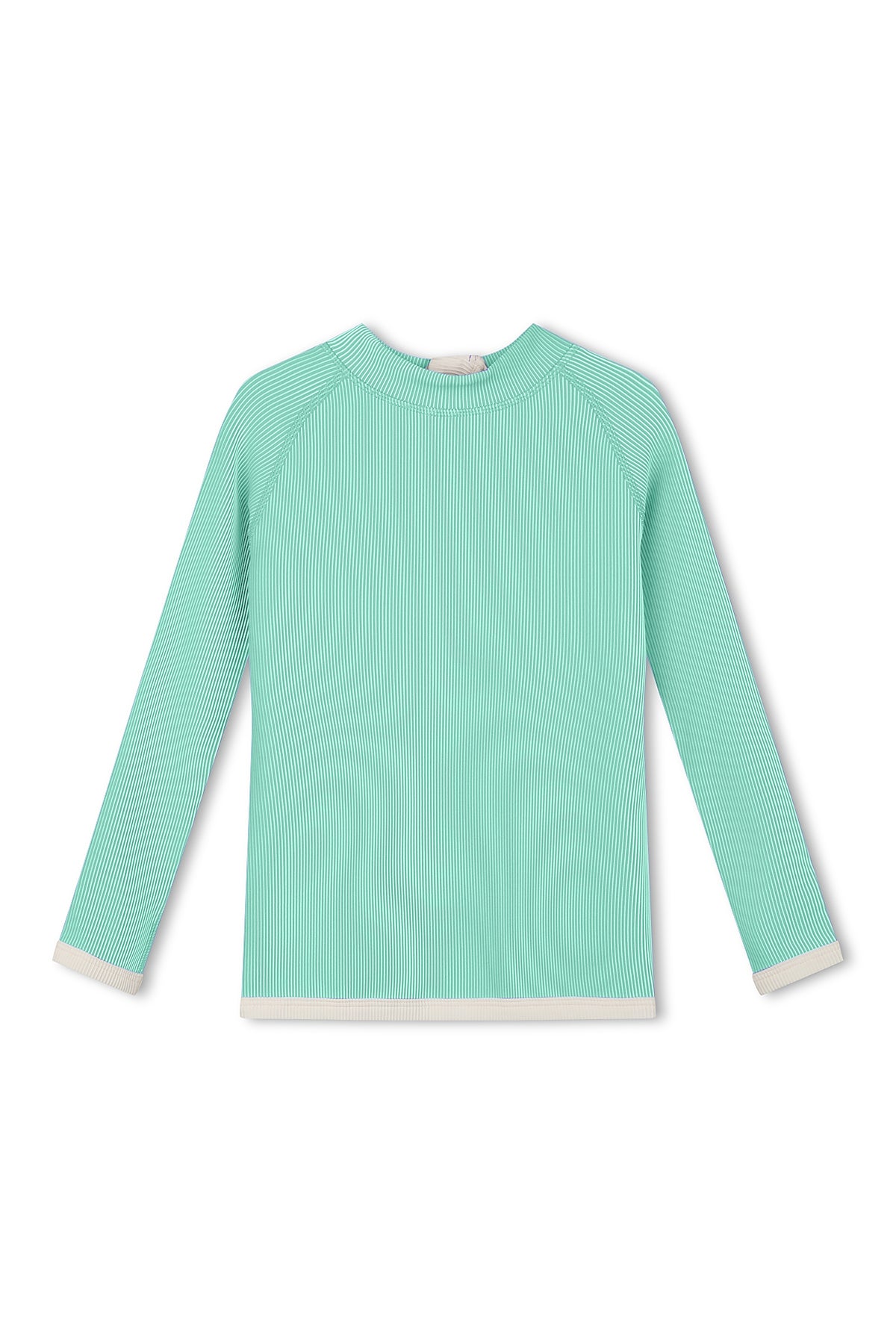 Zulu & Zephyr - Mini Stripe Rashie Aqua