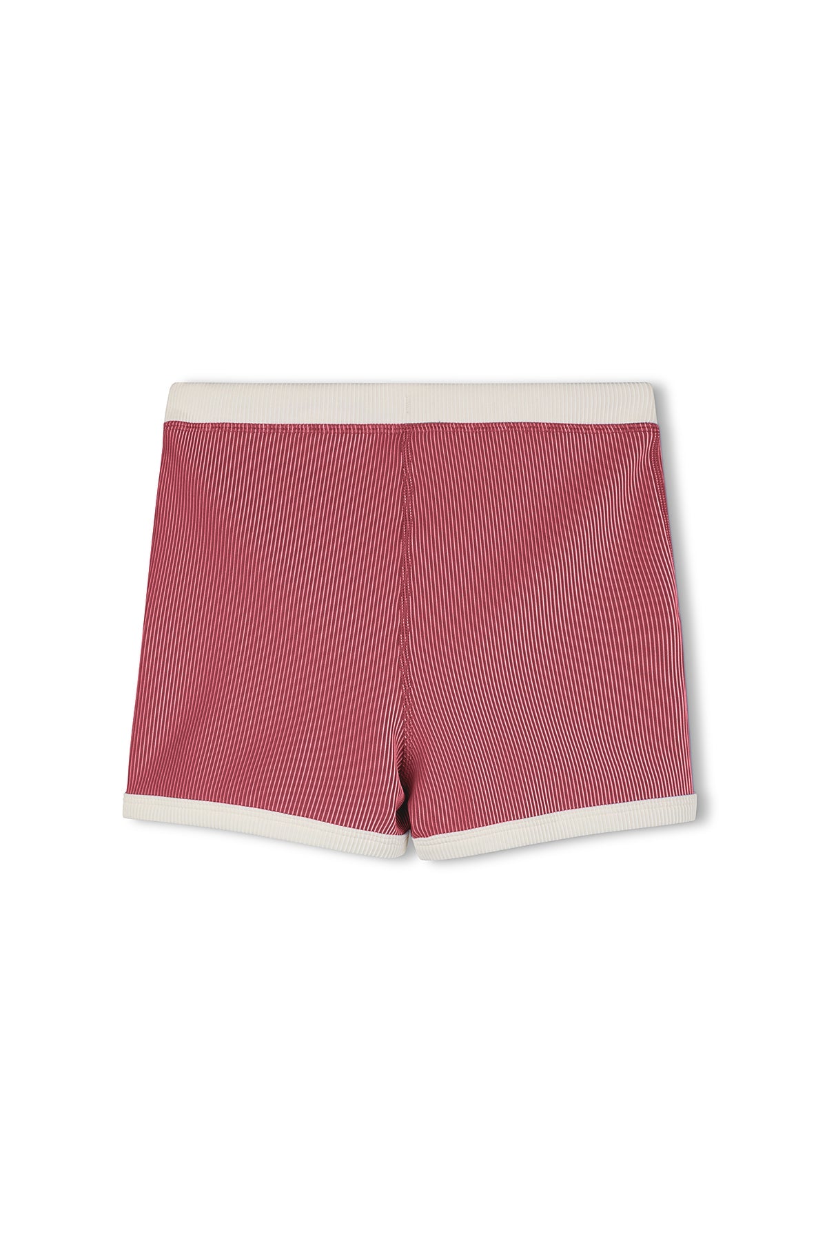 Zulu & Zephyr - Mini Stripe Surf Short Clay Red