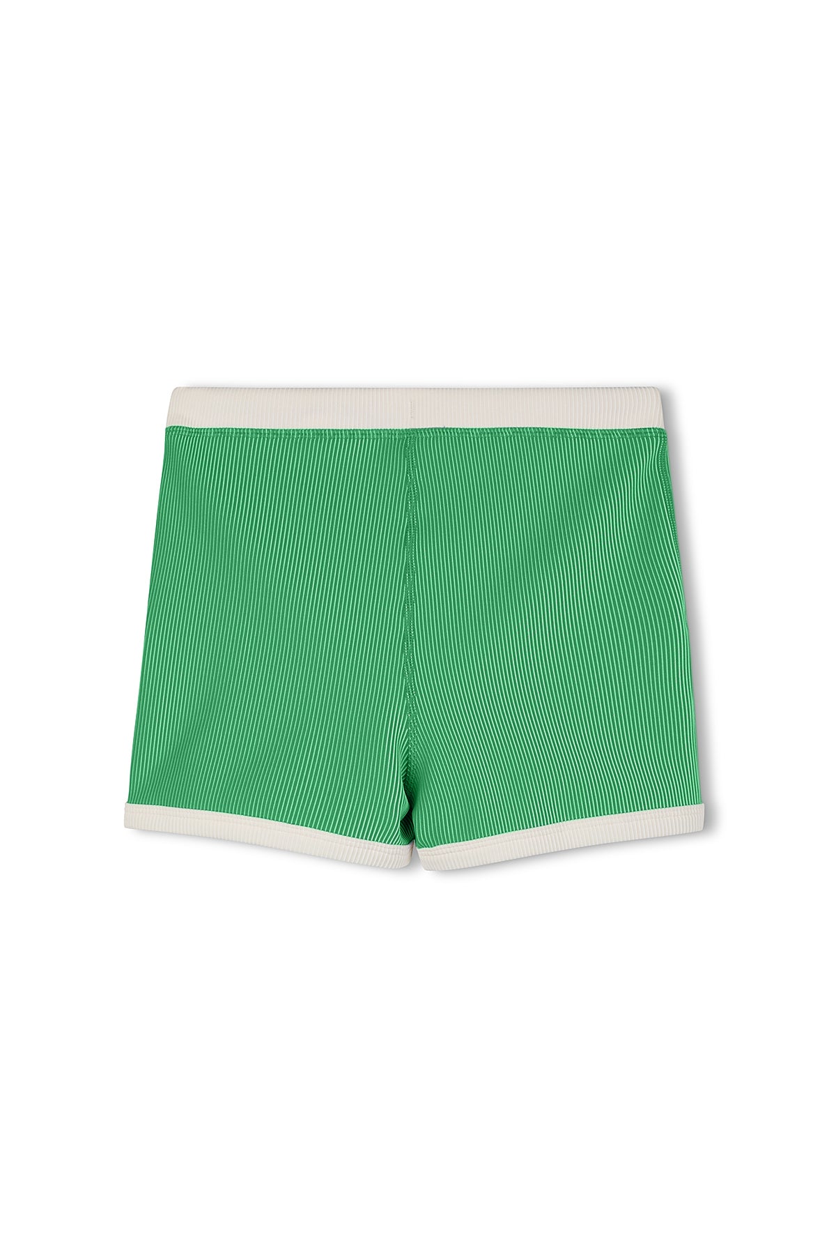 Zulu & Zephyr - Mini Stripe Rib Surf Short Parrot Green