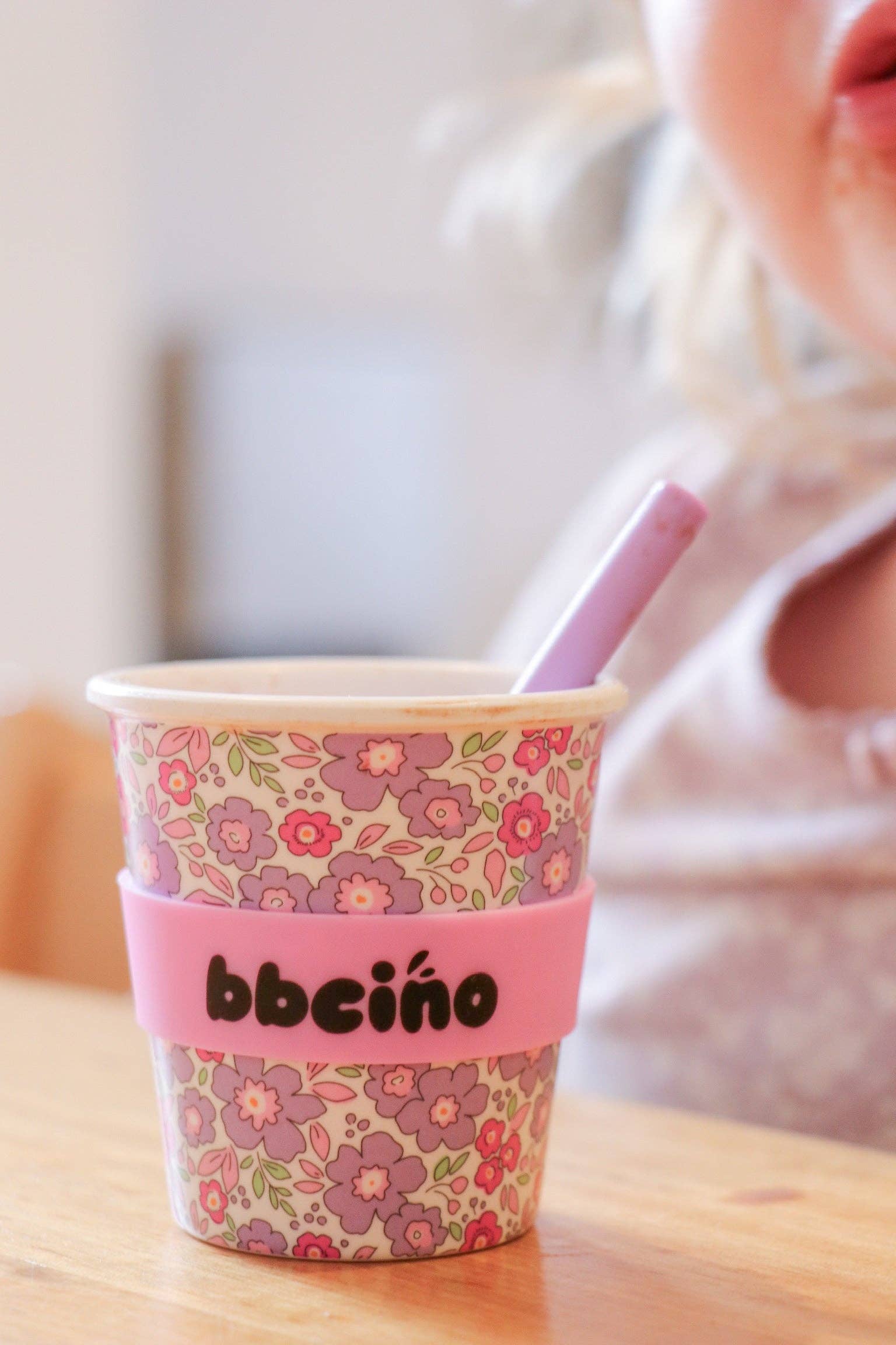 BBcino - Reusable Babycino Cup 120ml Bloom