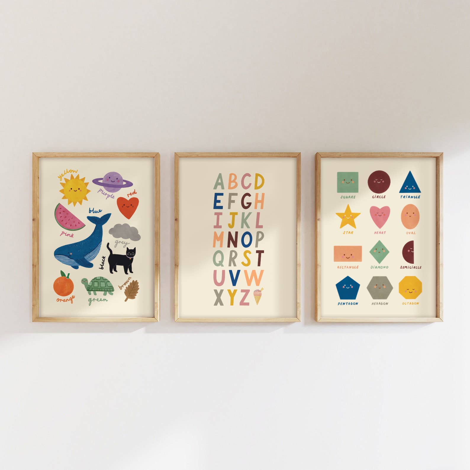 Lauren Sissons Studio - Colours Educational A4 Wall Art Print