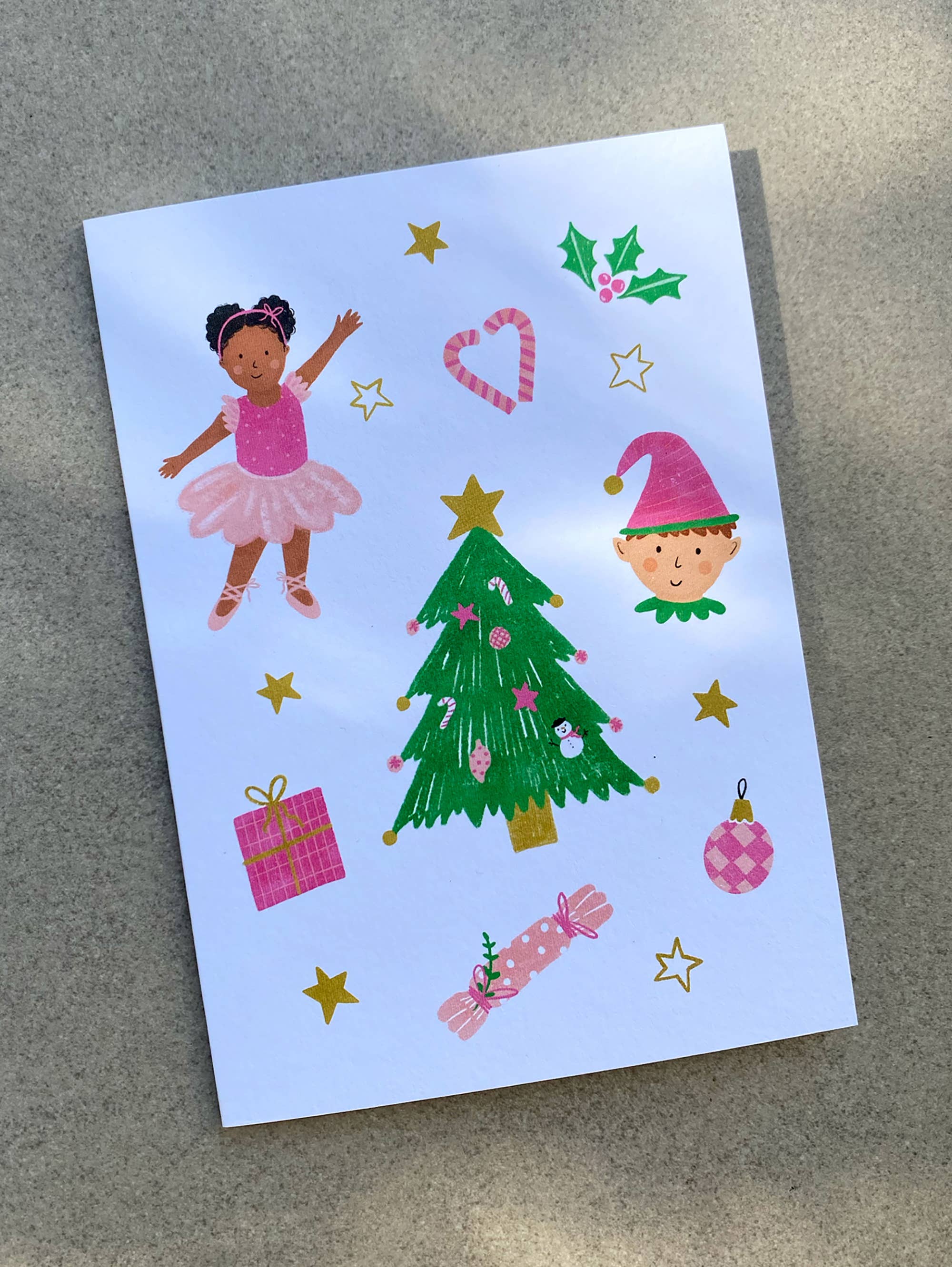 Lauren Sissons Studio - Festive Feeling Christmas Greeting Card