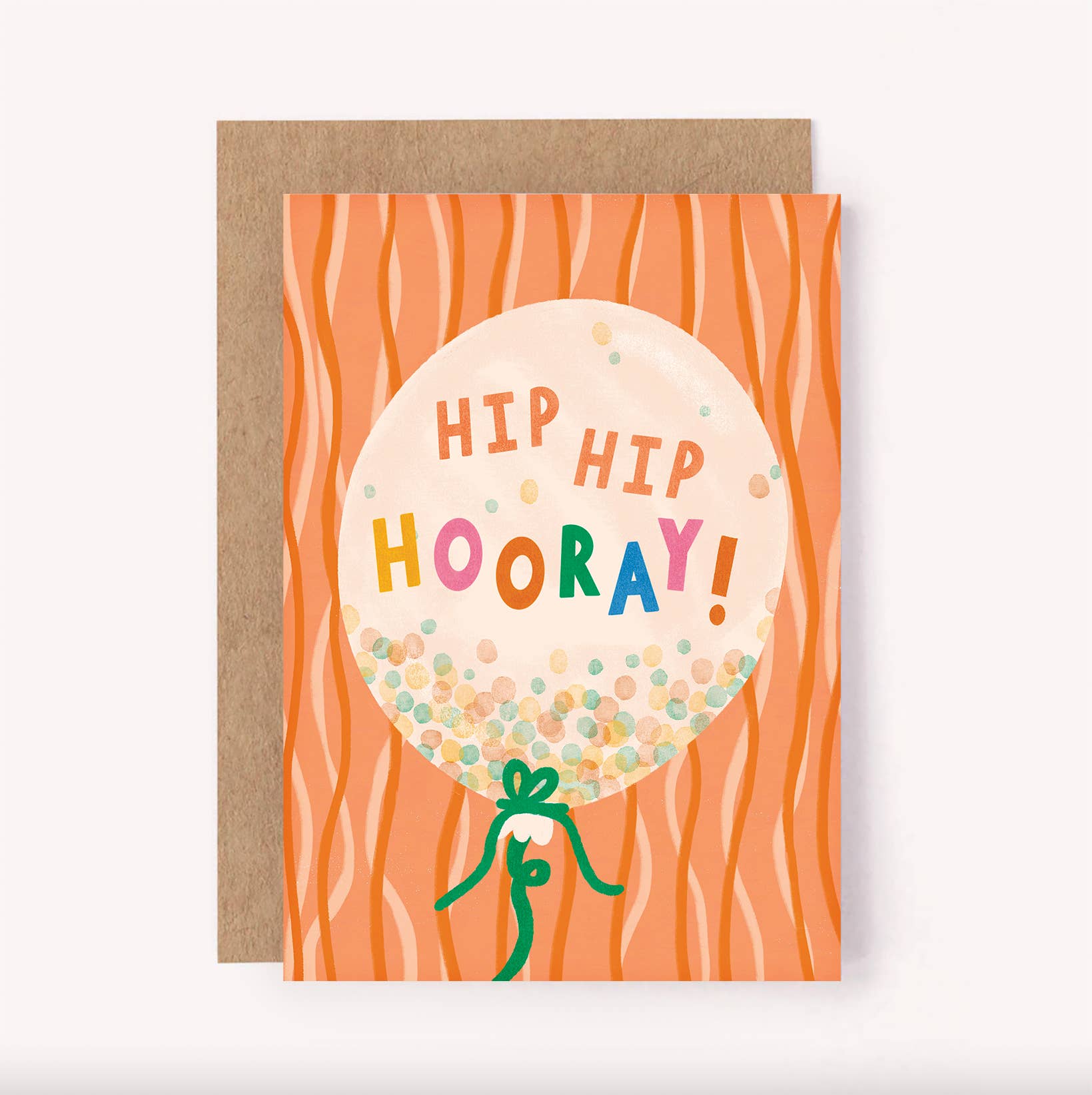 Lauren Sissons Studio - "Hip Hip Hooray" Balloon Birthday Card