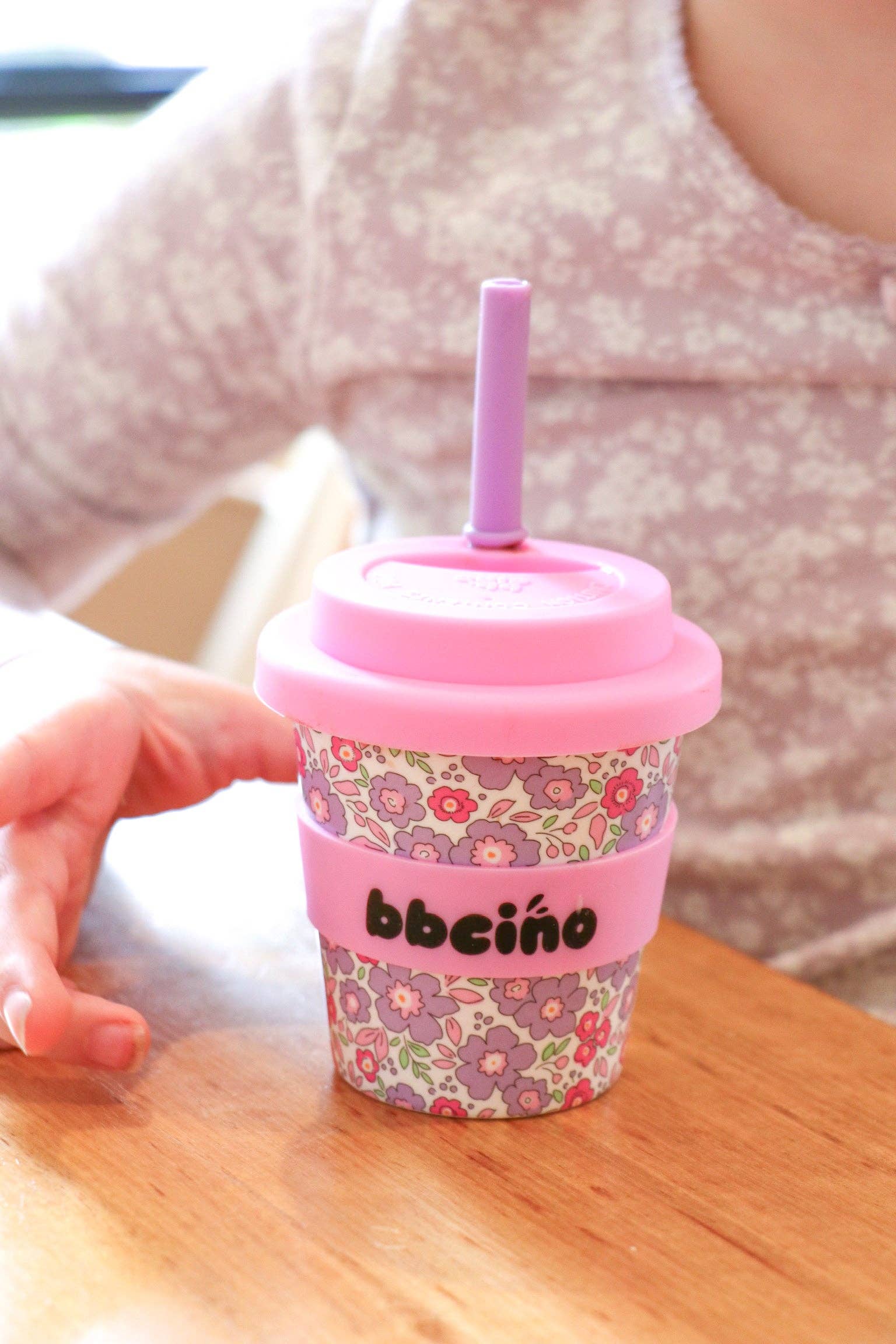 BBcino - Reusable Babycino Cup 120ml Bloom