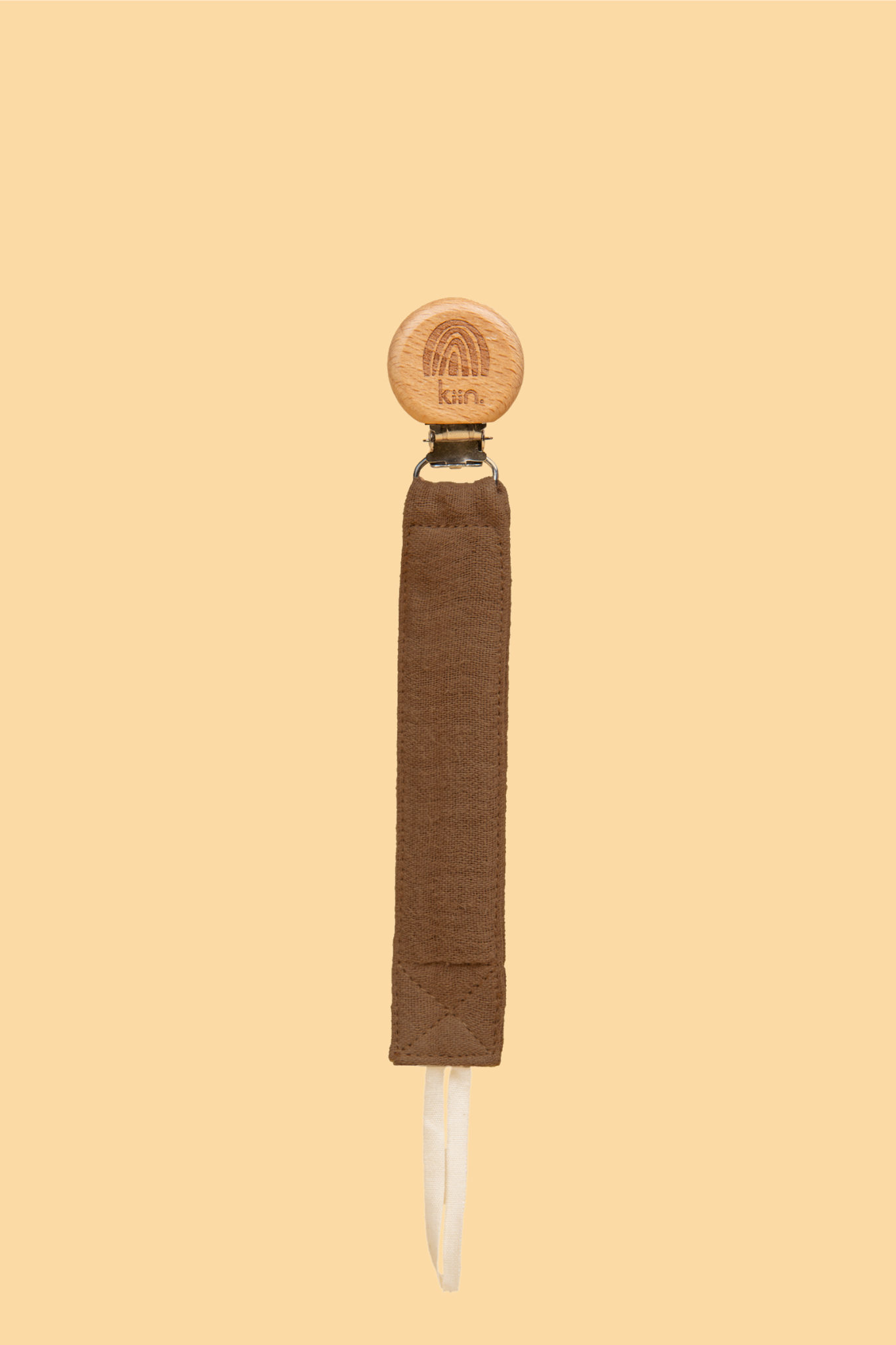 Kiin Baby - Cotton Dummy Clip Umber