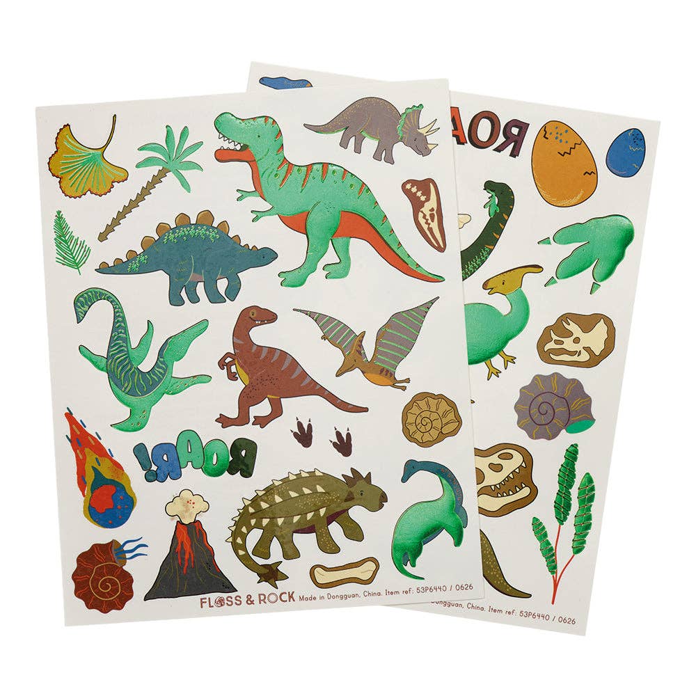 Floss & Rock - Temporary Tattoos Dinosaurs