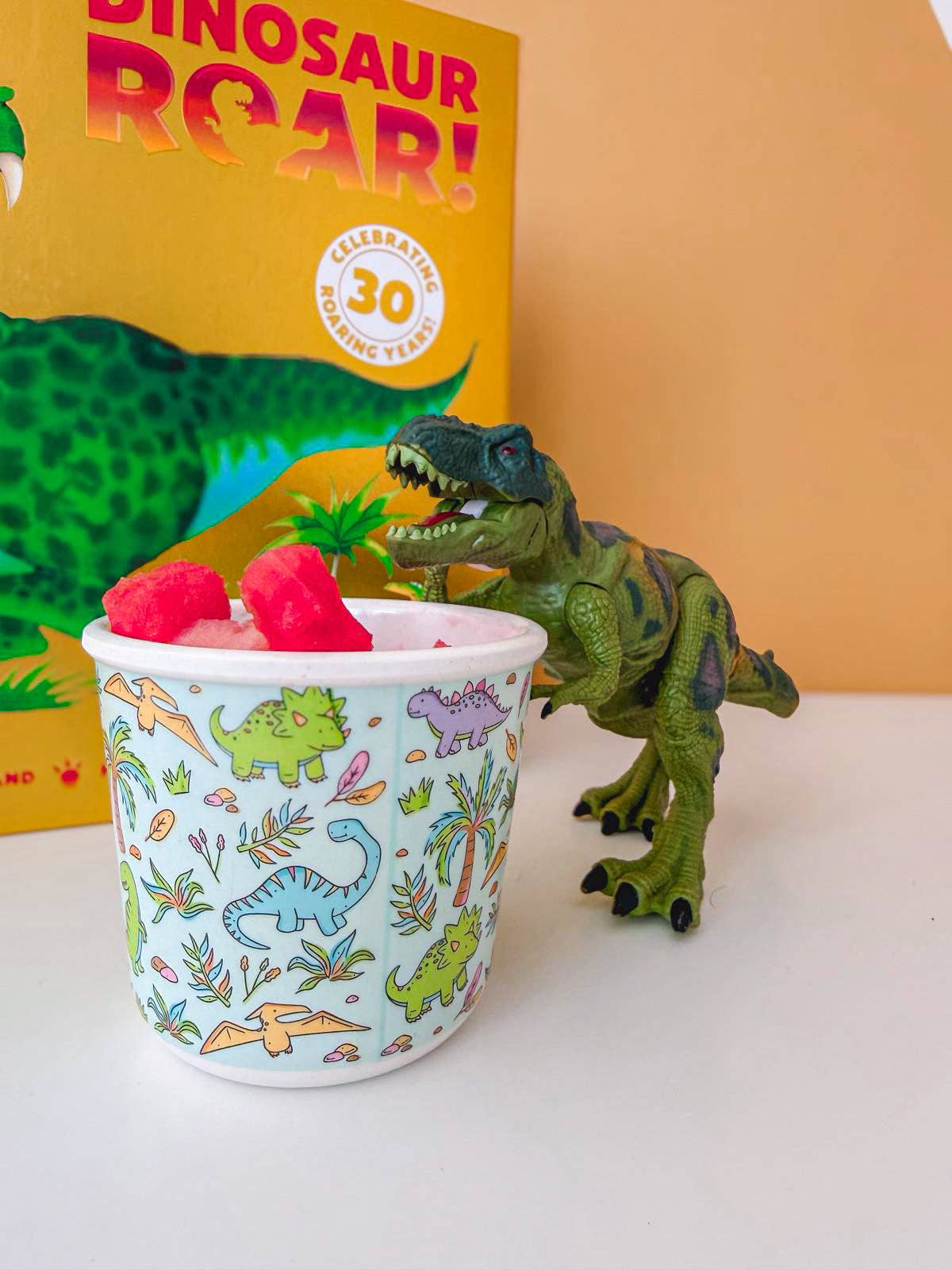 BBcino - Reusable Bamboo-Based Snack Pot Snack-a-Saurus