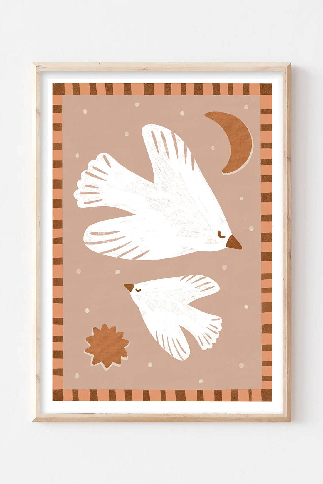 Lauren Sissons Studio - Flying High Bird A4 Wall Art Print