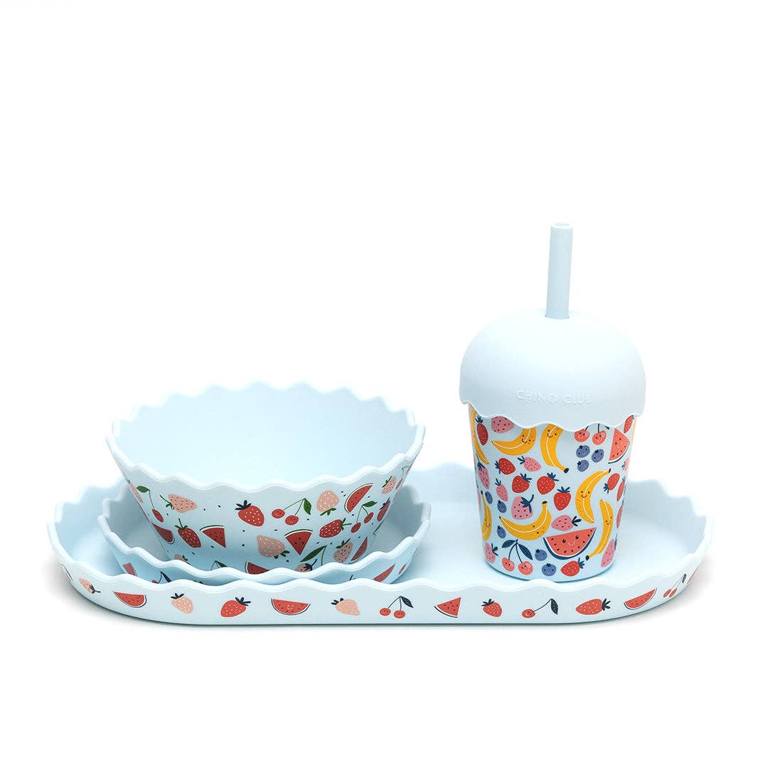 Chino Club - Blue Fruits Mini Smoothie Cup & Straw 200ml