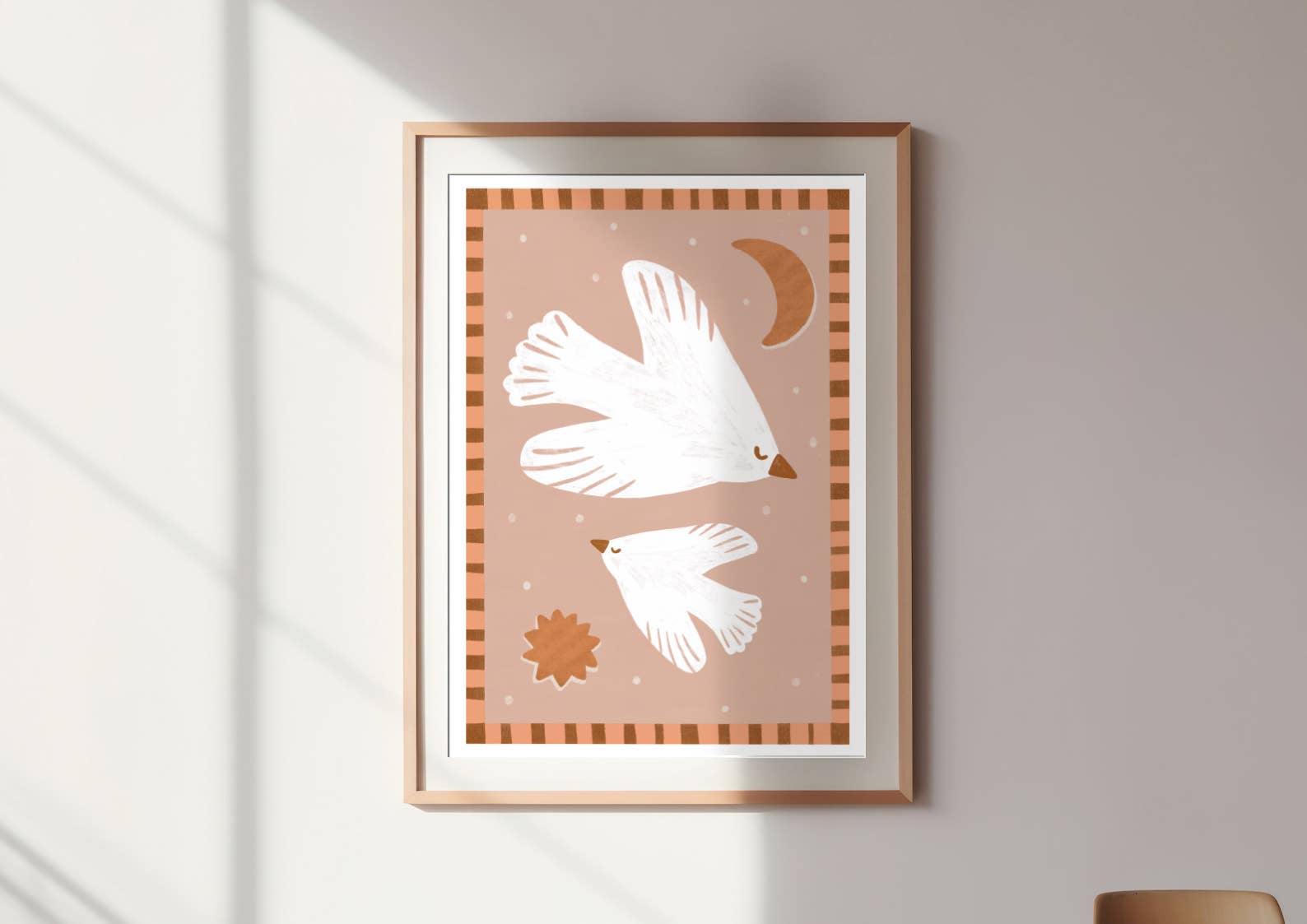 Lauren Sissons Studio - Flying High Bird A4 Wall Art Print