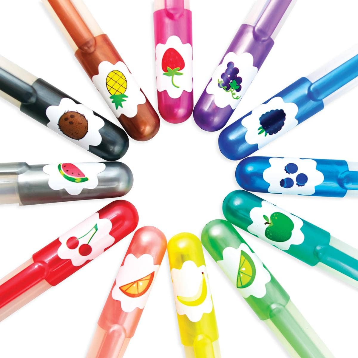Ooly – Yummy Yummy Glitter Scented Gel Pens (Pack of 12)
