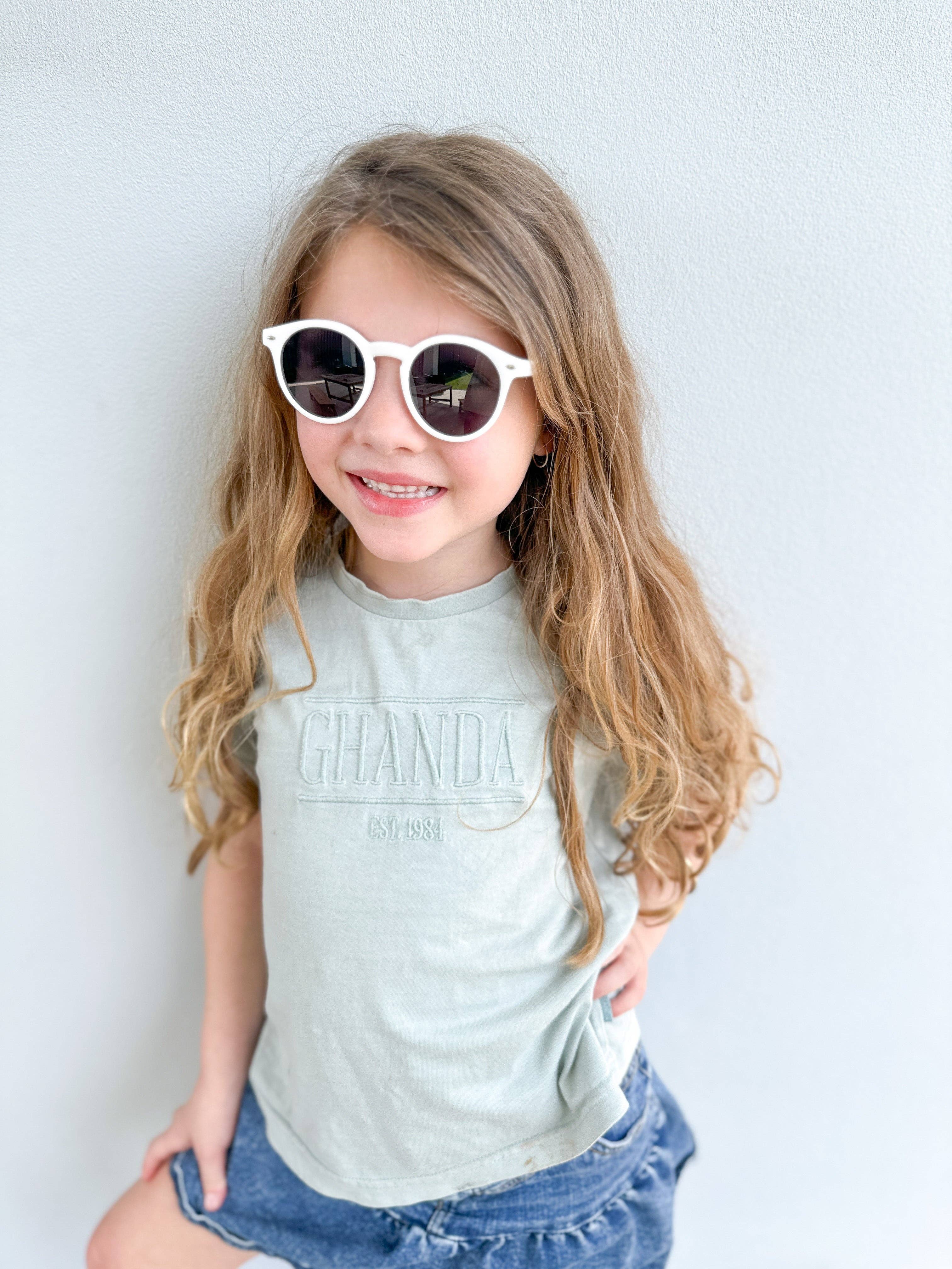 Ombra & Sole - Kids UV Polarised Sunglasses Pearl