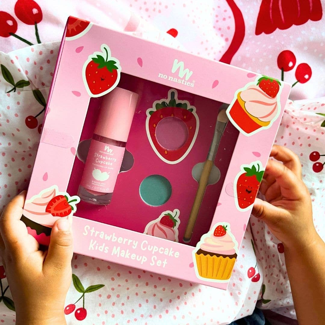 No Nasties - Strawberry Cupcake No Nasties Natural Makeup Gift Set