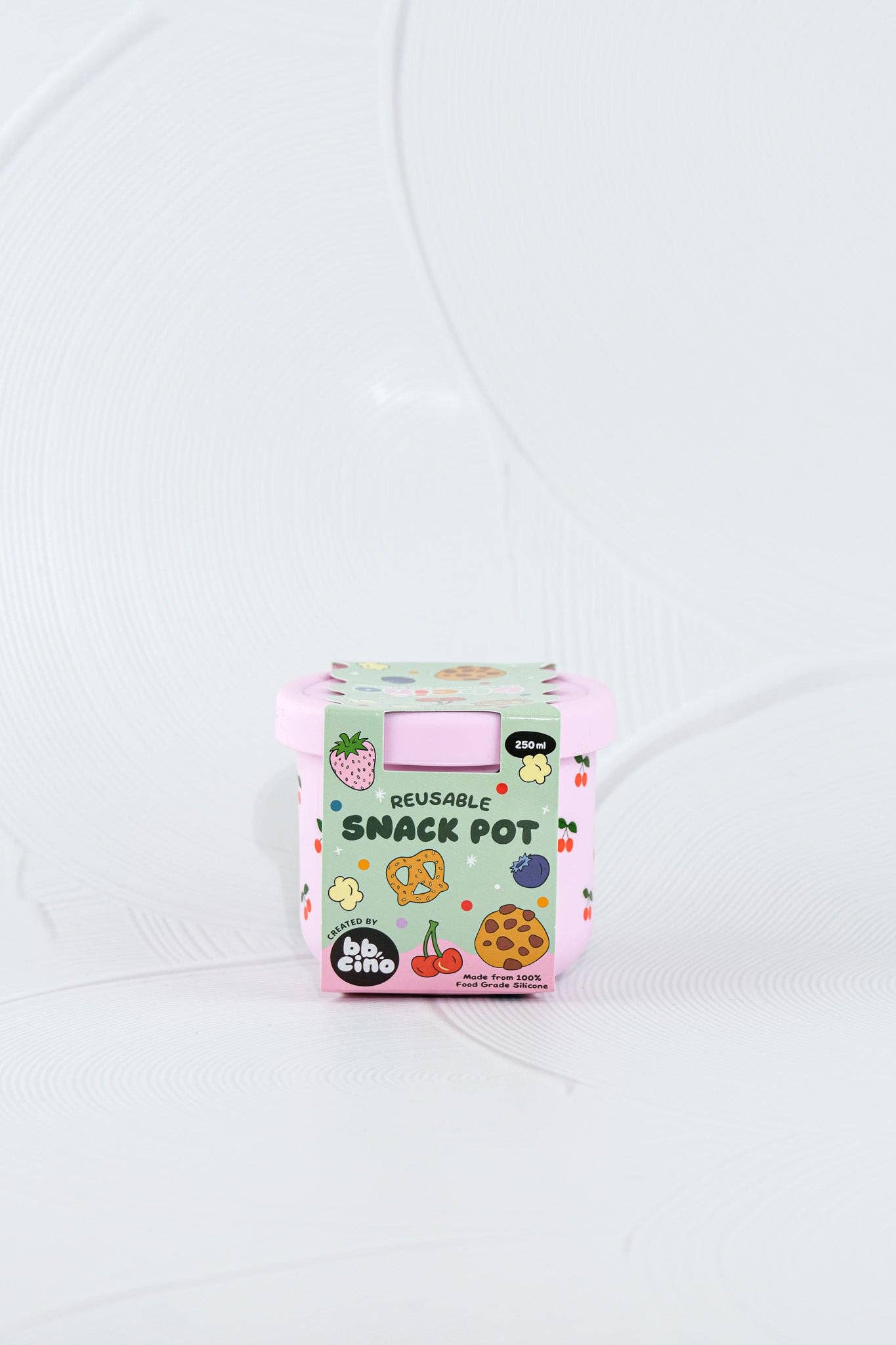 BBcino - Reusable Snack Pot 250ml Cherub