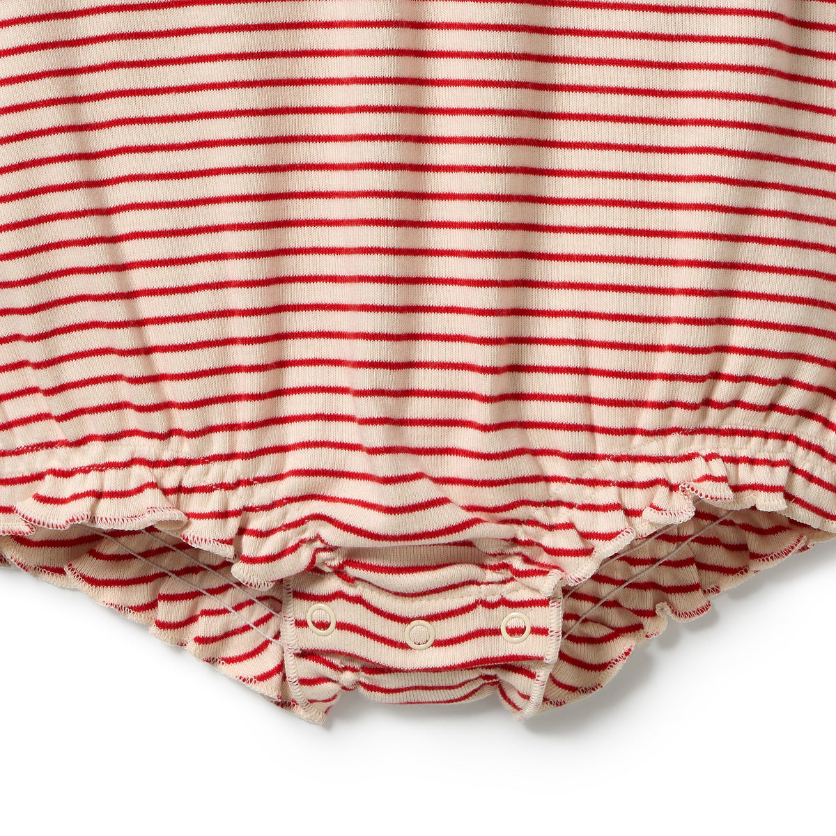 Wilson & Frenchy - Candy Cane Organic Stripe Rib Playsuit