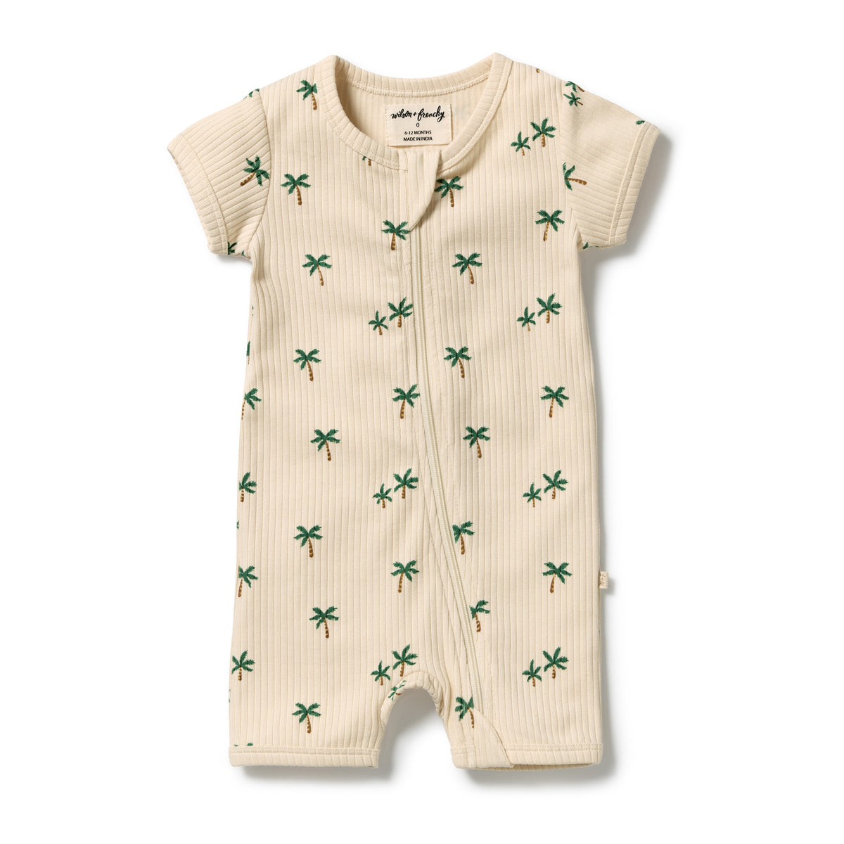 Wilson & Frenchy - Tiny Palm Organic Boyleg Zipsuit