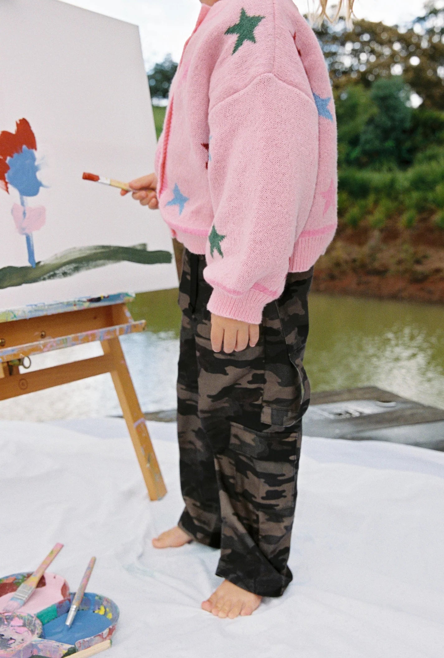JUNI JNR - Scottie Pants Camo