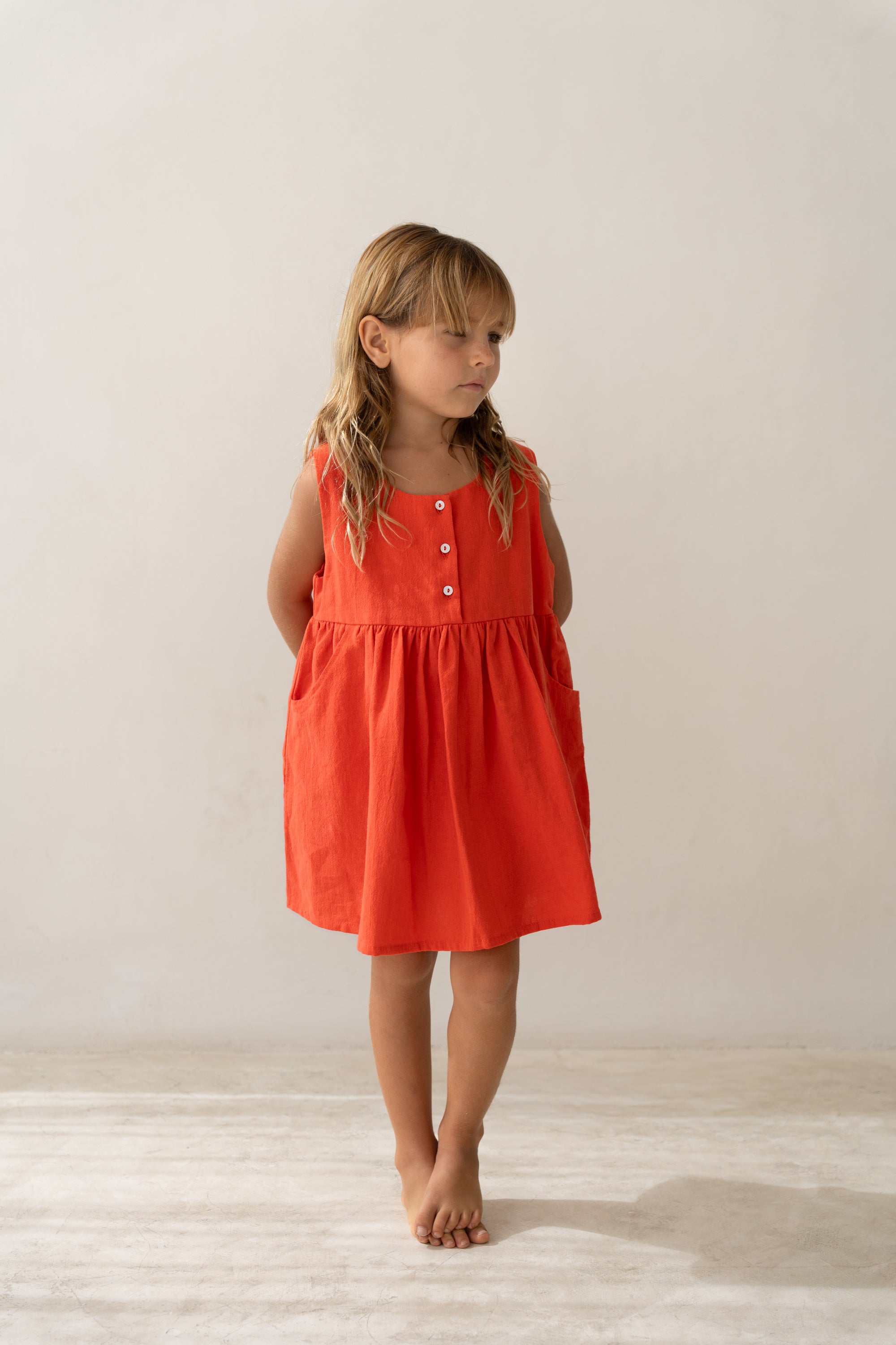 Illoura the Label - Della Pinafore Coral