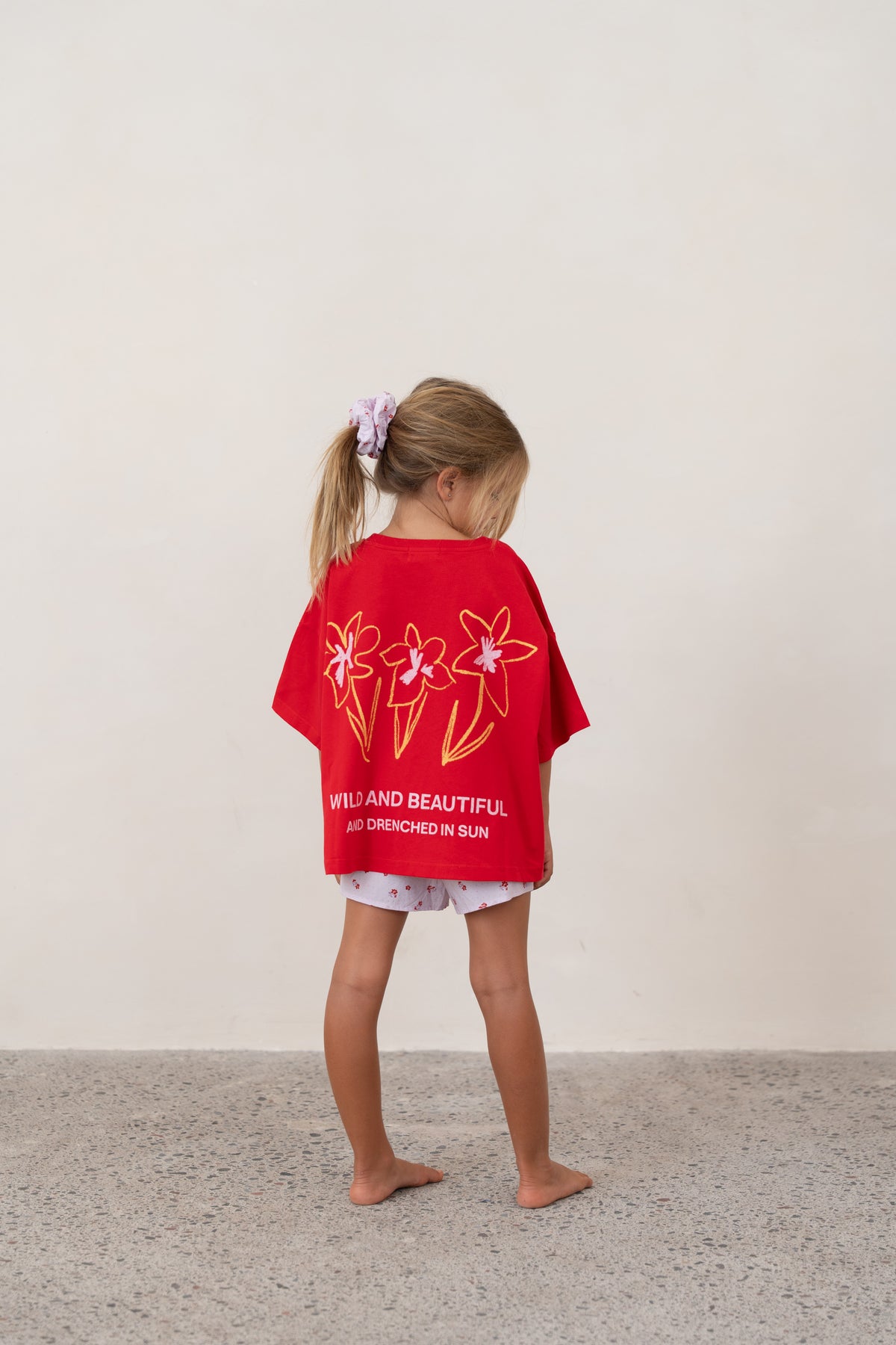 Illoura the Label - Live Like Flowers Tee Cherry