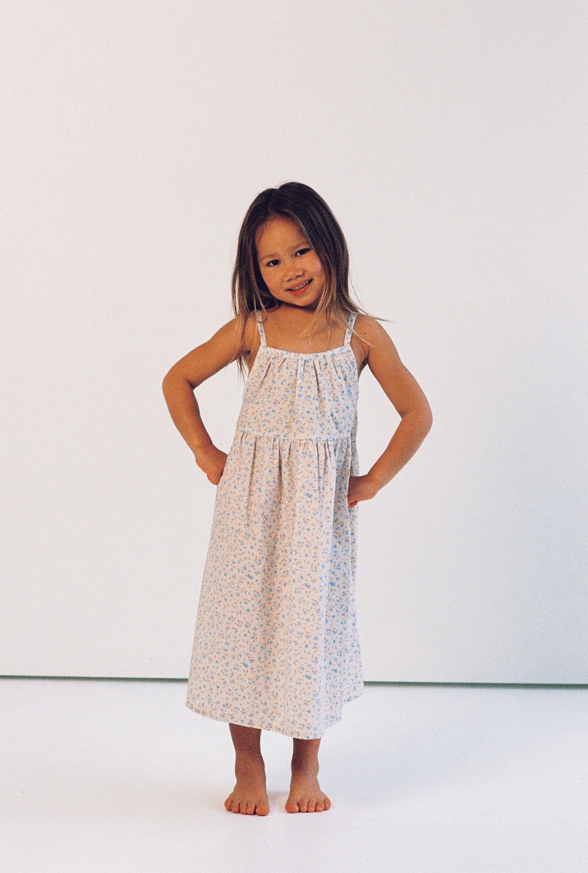 Illoura the Label - Darcy Dress Indigo Bloom
