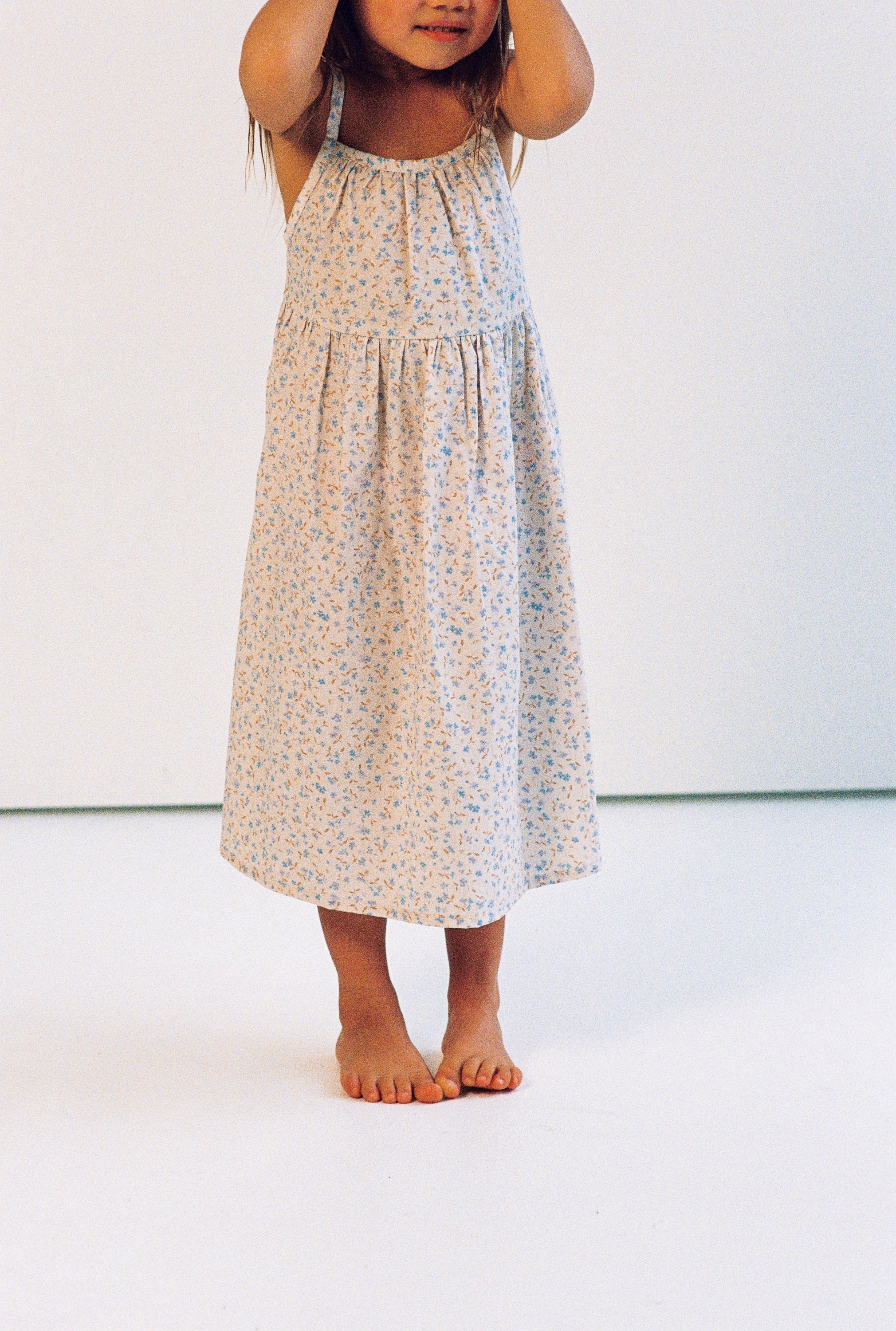 Illoura the Label - Darcy Dress Indigo Bloom