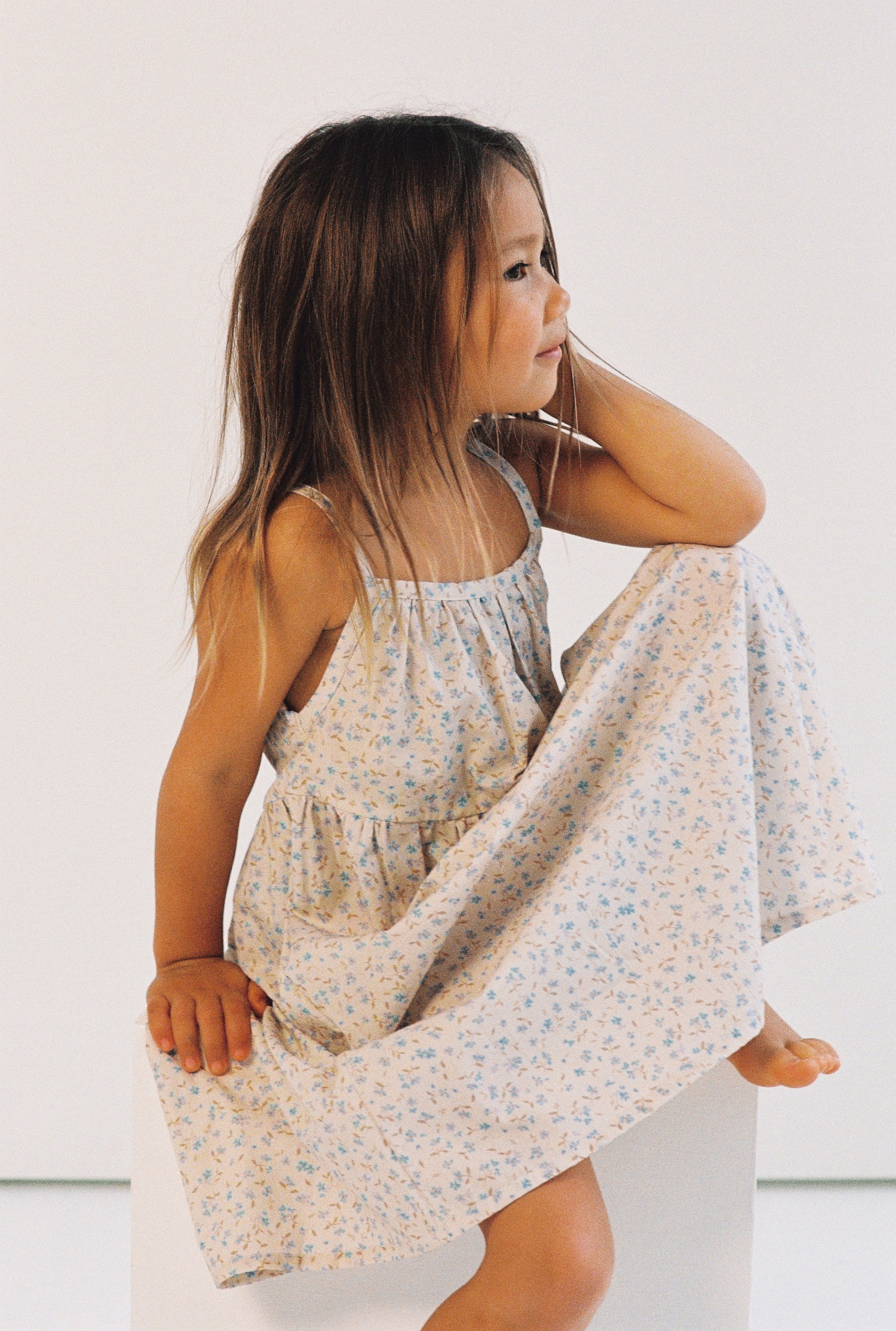 Illoura the Label - Darcy Dress Indigo Bloom