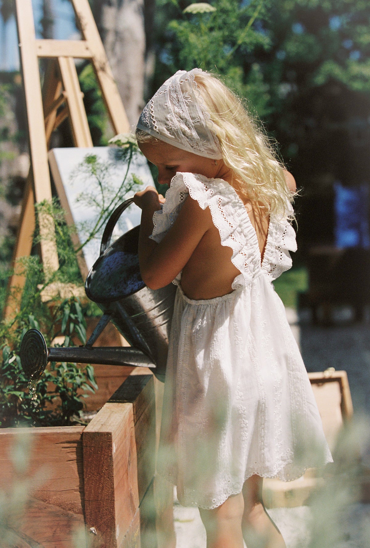 Juni JNR Rumi Dress Blanc