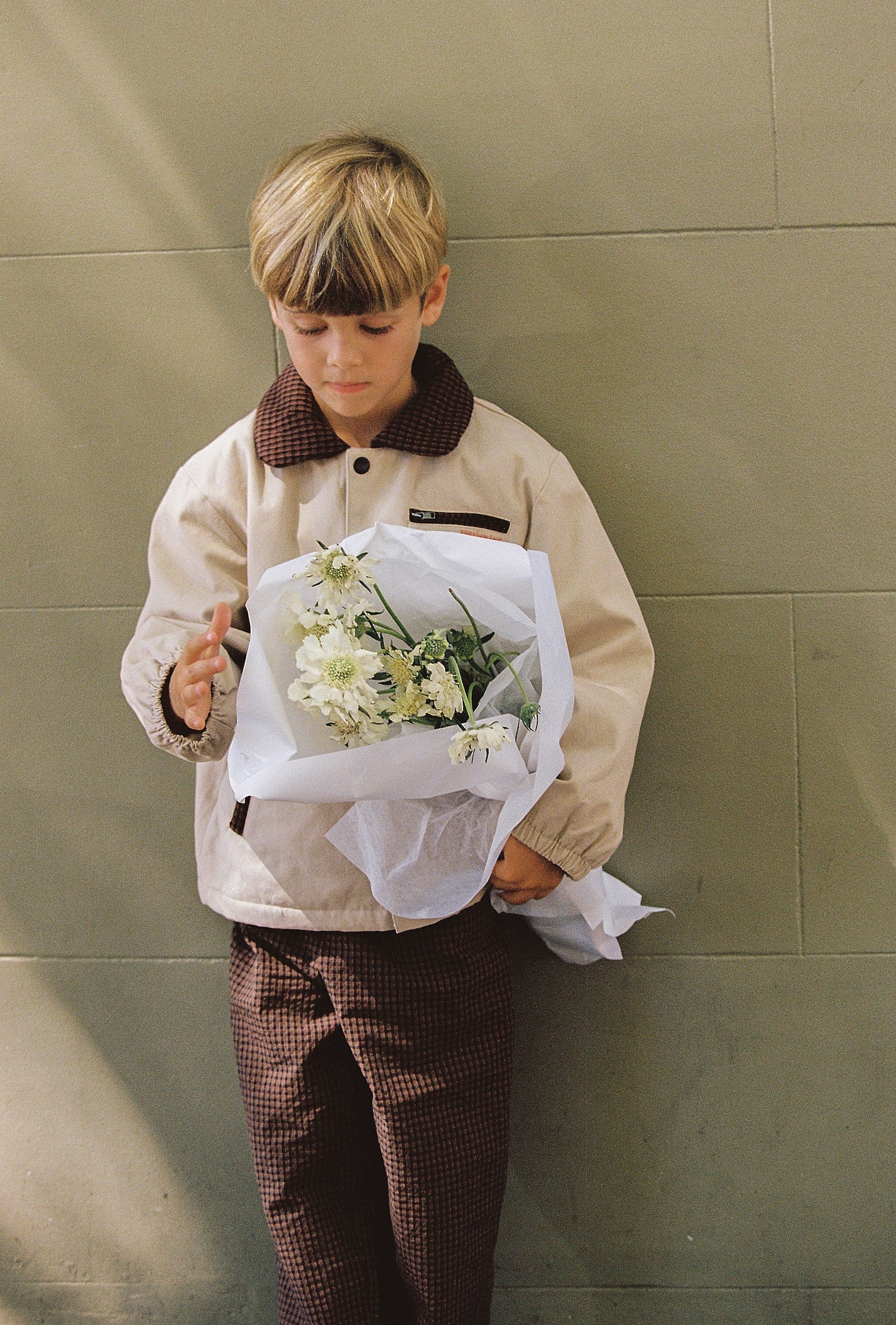 JUNI JNR - Rocky Padded Jacket Biscuit