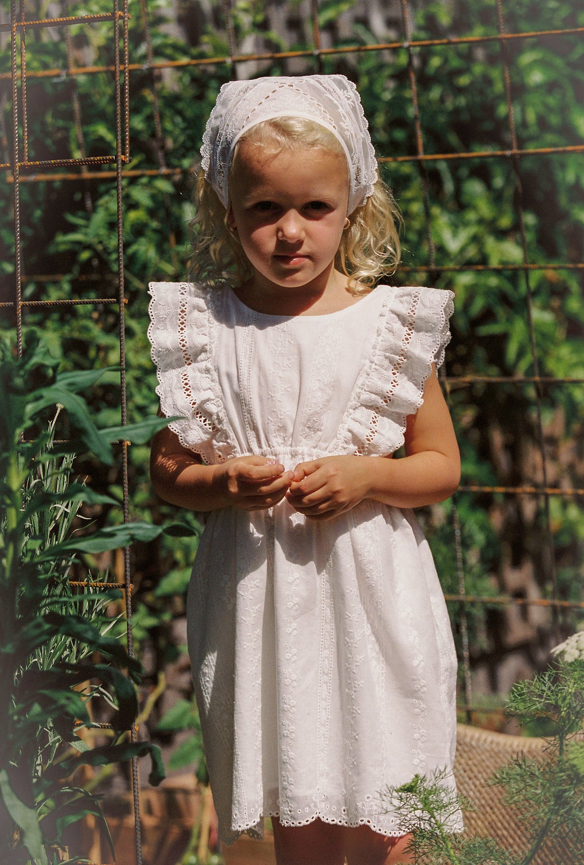 Juni JNR Rumi Dress Blanc