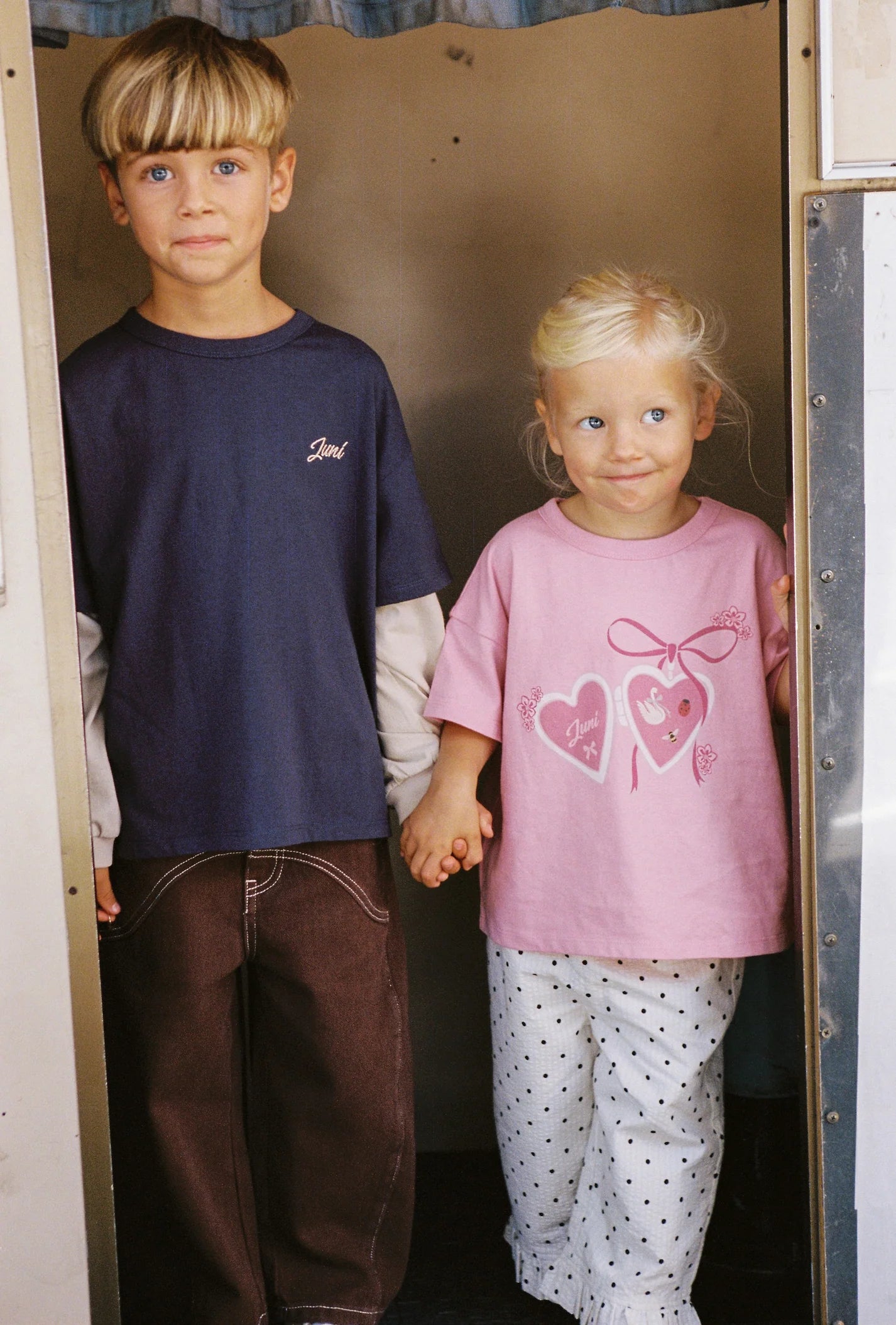 JUNI JNR - Love Locket Tee Pink