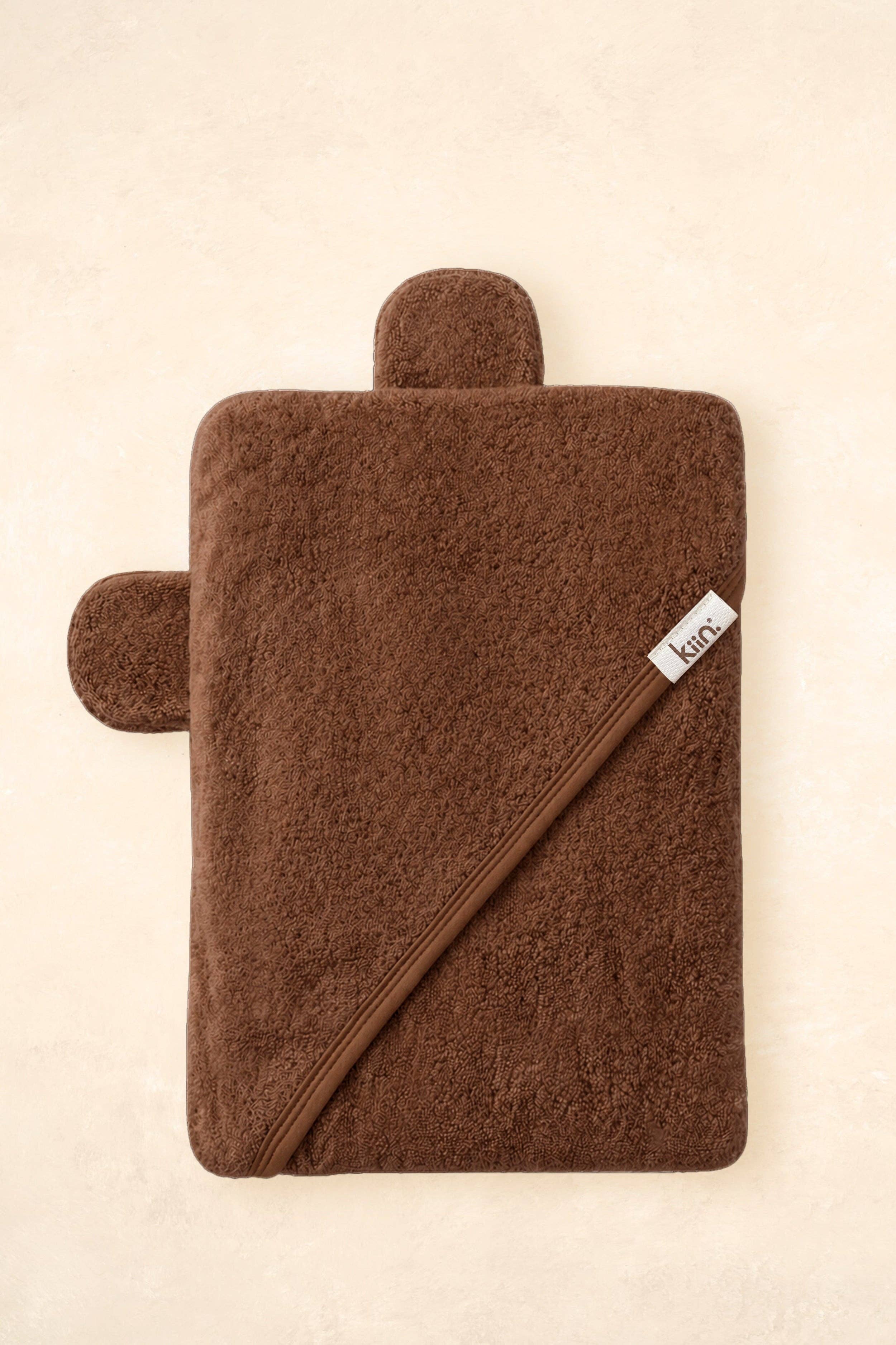 Kiin Baby - Hooded Towel Chocolate