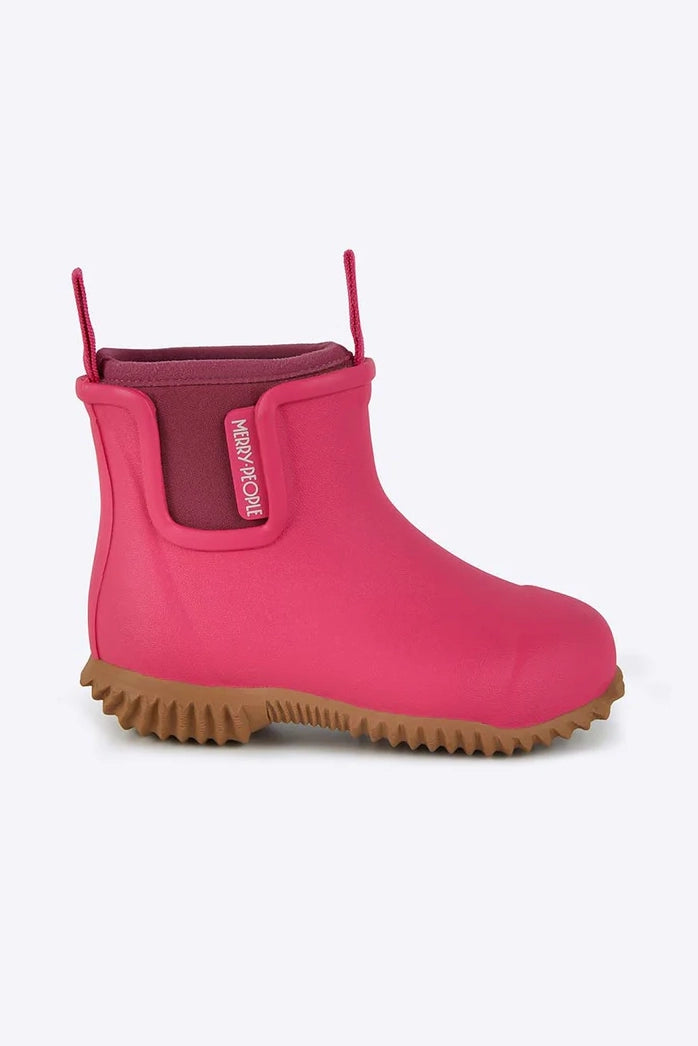 Merry People - Bobbi Kids Gumboot Fuschia Pink