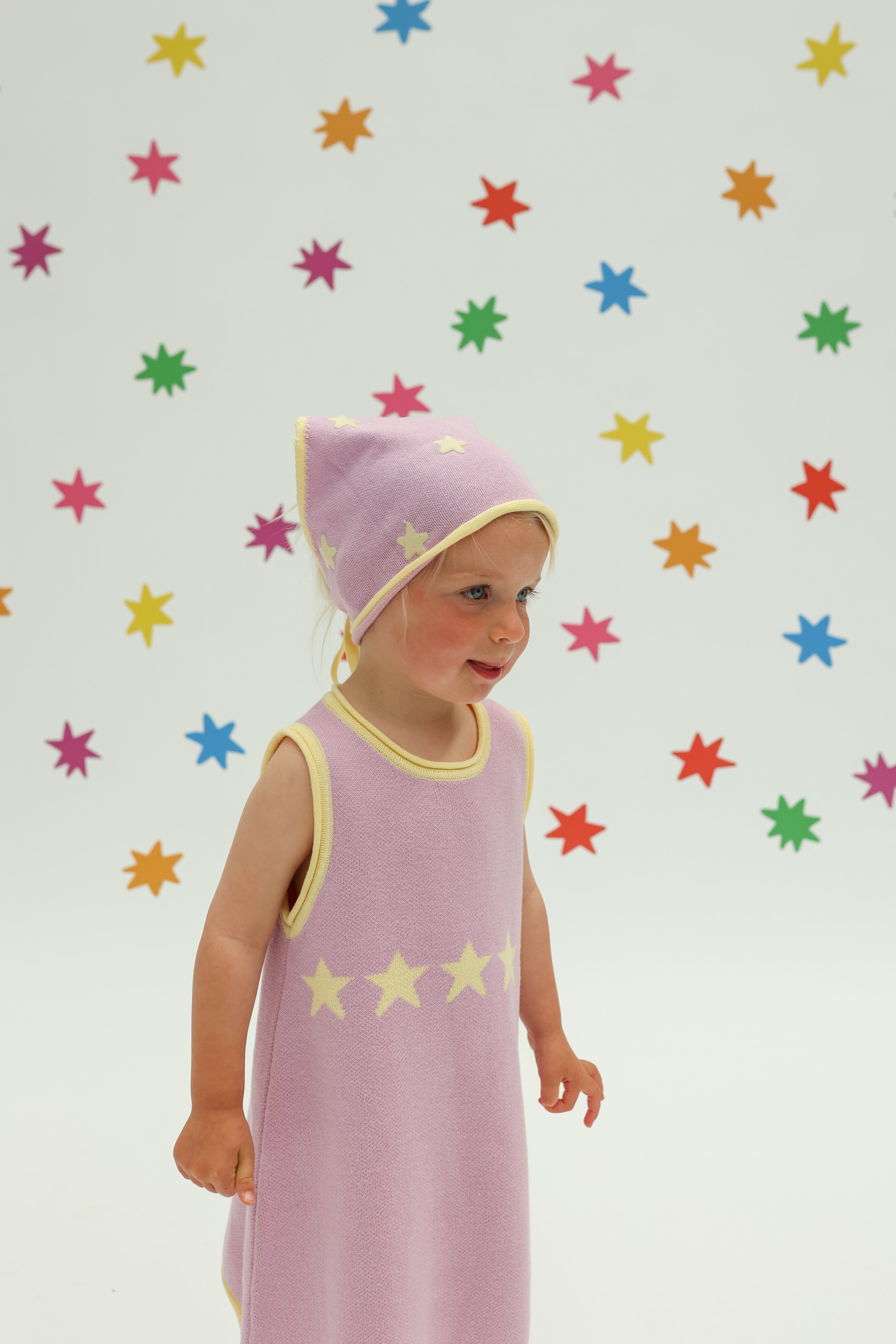 Sunday Siblings - Stars Align Bandana Purple & Yellow
