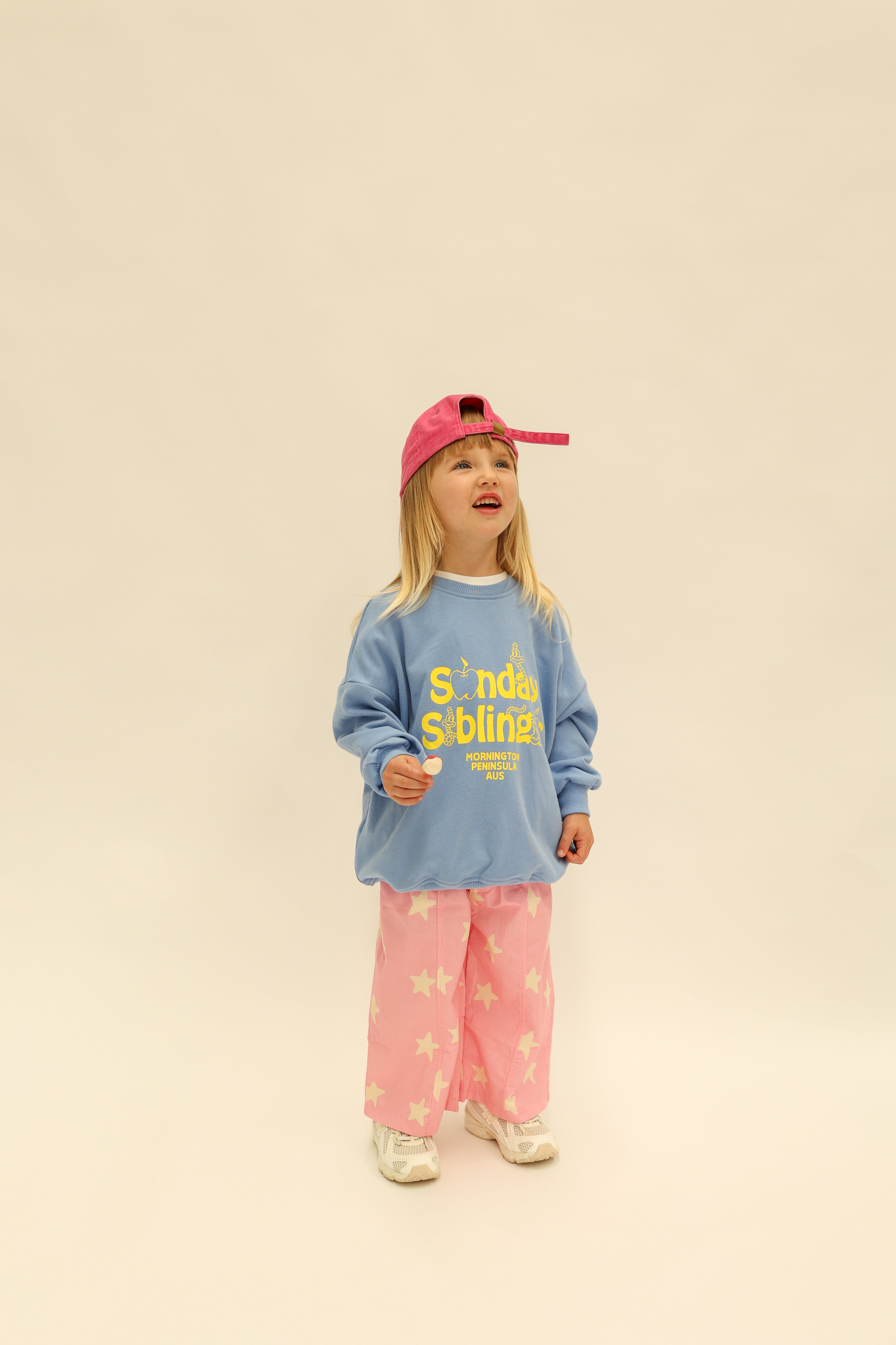 Sunday Siblings - Doc Sweater Blue/Yellow