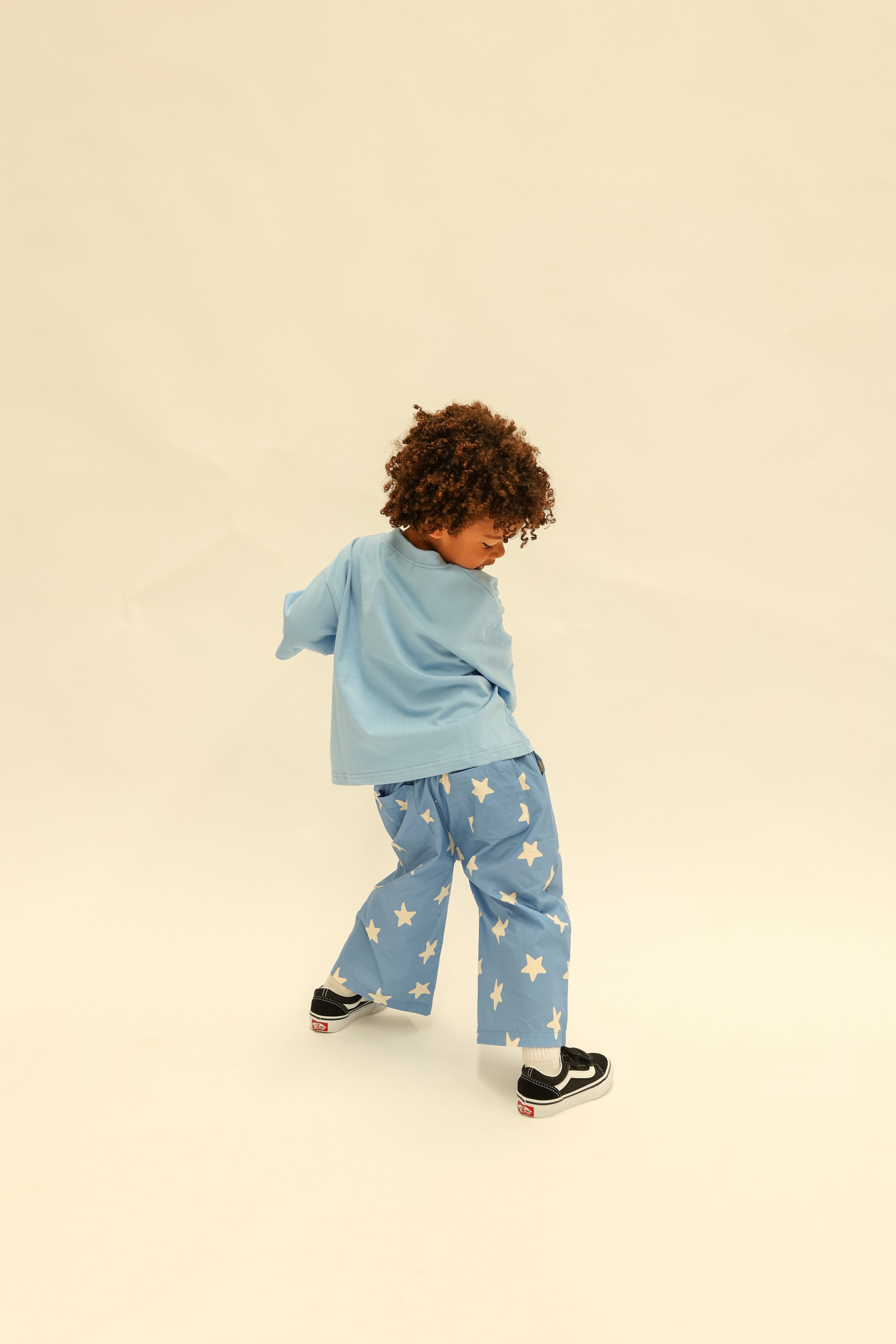 Sunday Siblings - Dusty Star Pants Blue