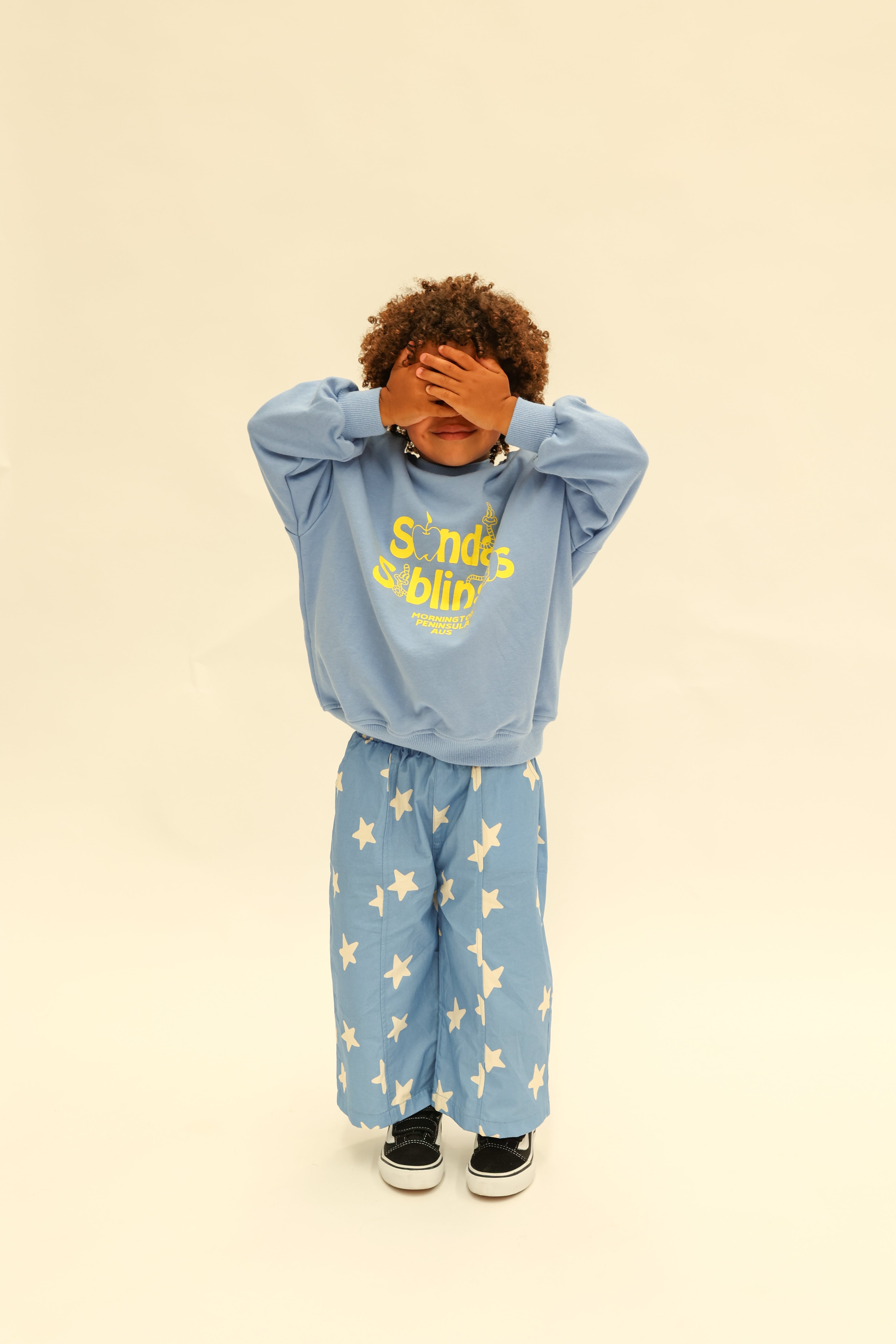 Sunday Siblings - Dusty Star Pants Blue