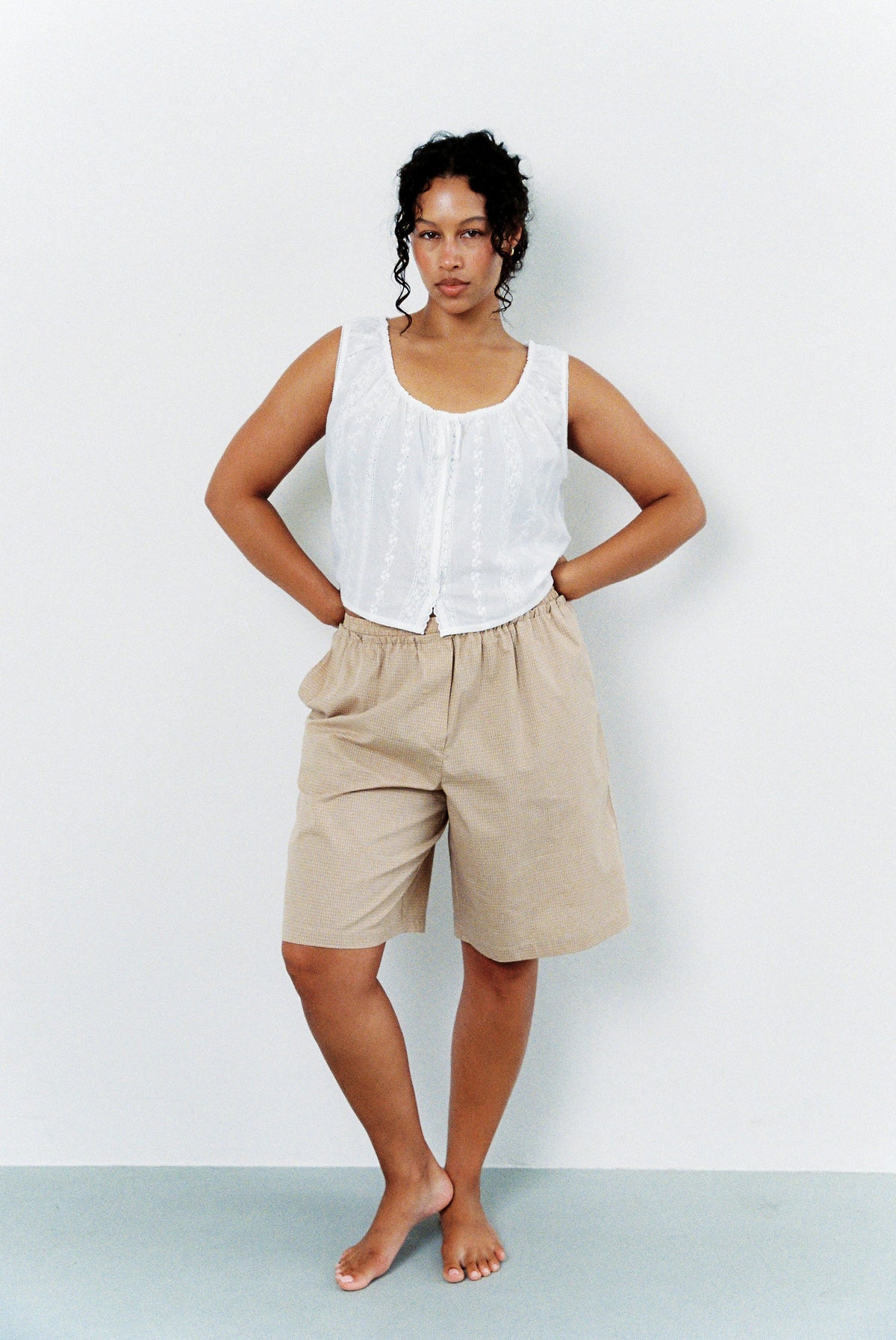 Juni Maeve Top Blanc